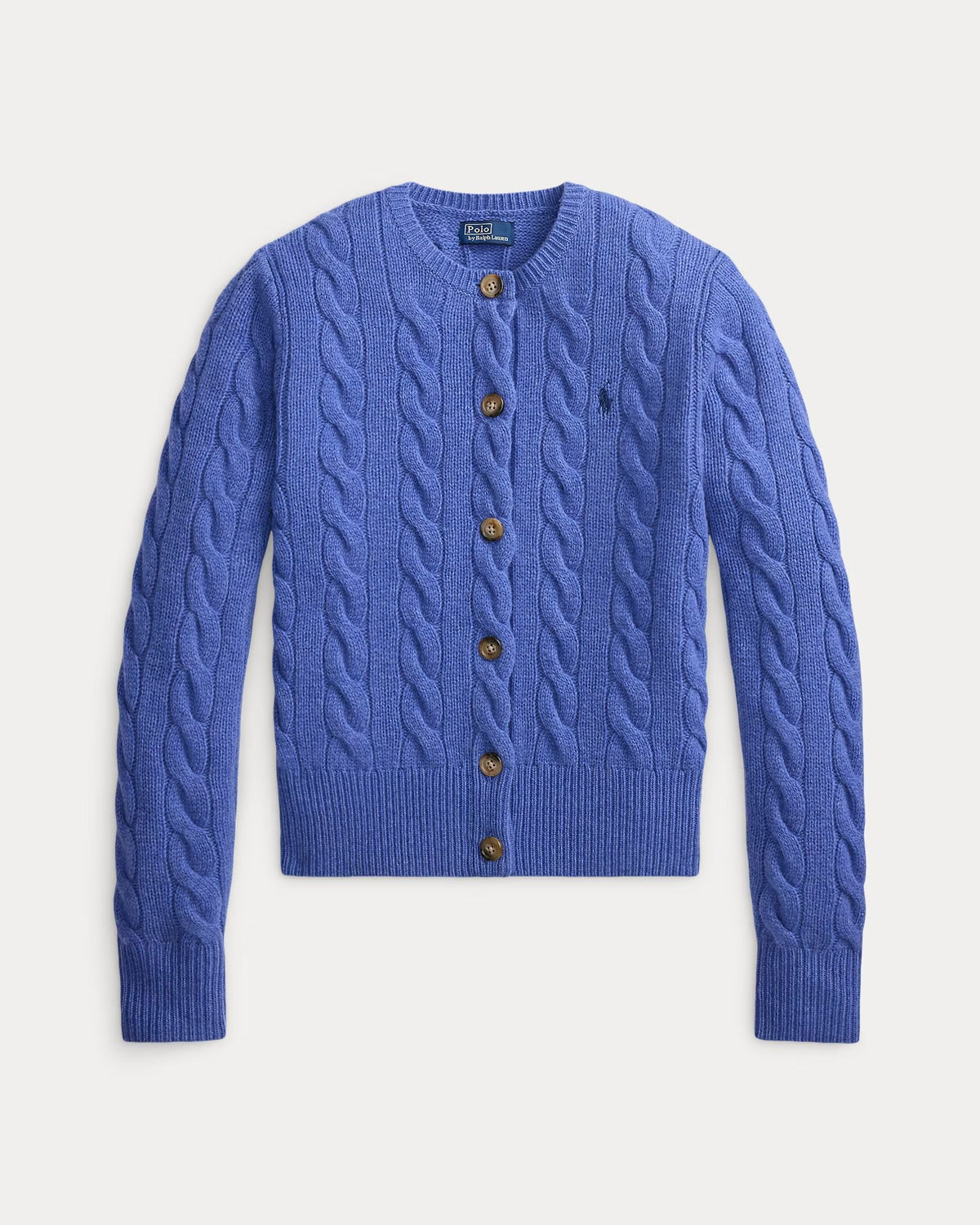 Cardigan a trecce in lana e cashmere 211972104 501 POLO RALPH LAUREN 