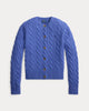Cardigan a trecce in lana e cashmere