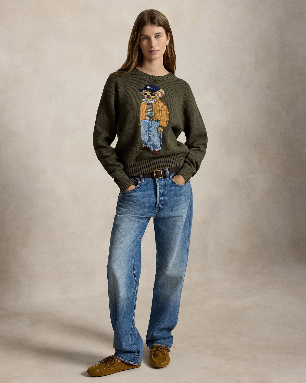 Maglia Polo Bear in cotone a girocollo 211B17762 001 POLO RALPH LAUREN 