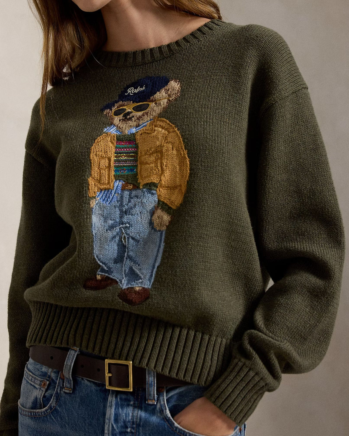 Maglia Polo Bear in cotone a girocollo 211B17762 001 POLO RALPH LAUREN 