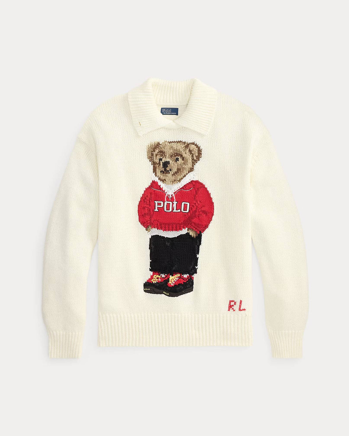 Maglia Polo Bear in lino e cotone 211B17764 001 POLO RALPH LAUREN 