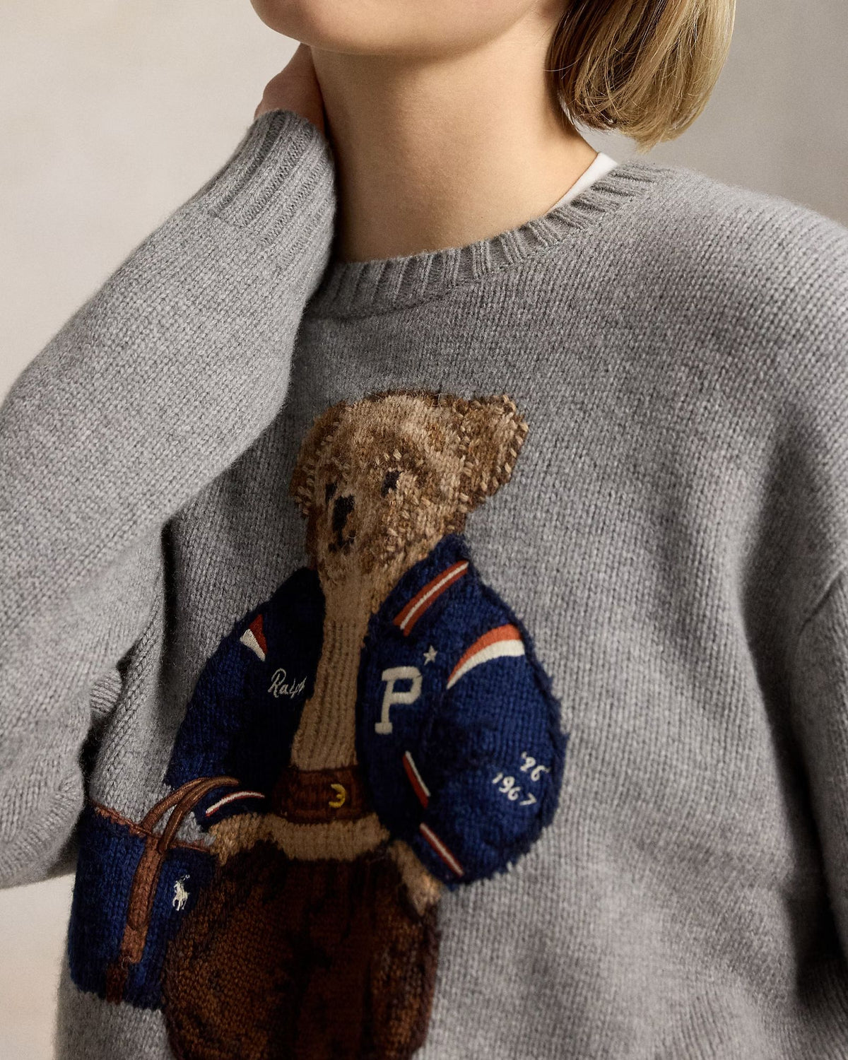 Maglia Polo Bear in lana e cashmere 211B17771 002 POLO RALPH LAUREN 