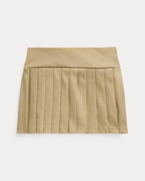 Skort in tessuto ponte a pieghe 312749584 002 POLO RALPH LAUREN 