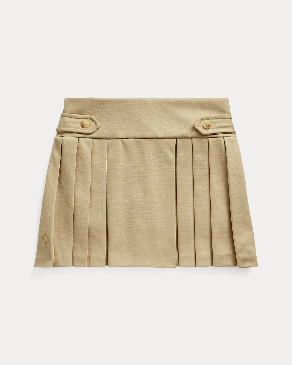 Skort in tessuto ponte a pieghe 312749584 002 POLO RALPH LAUREN 