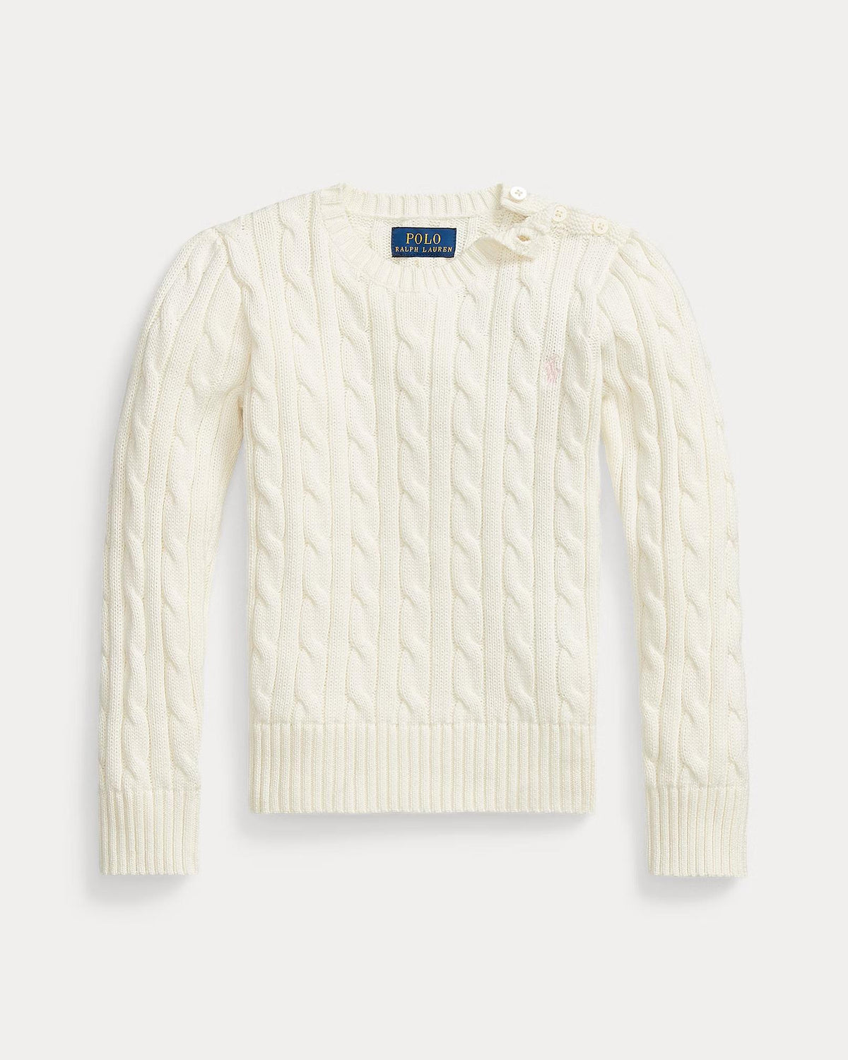 Maglia in cotone a trecce 312901316 011 POLO RALPH LAUREN 