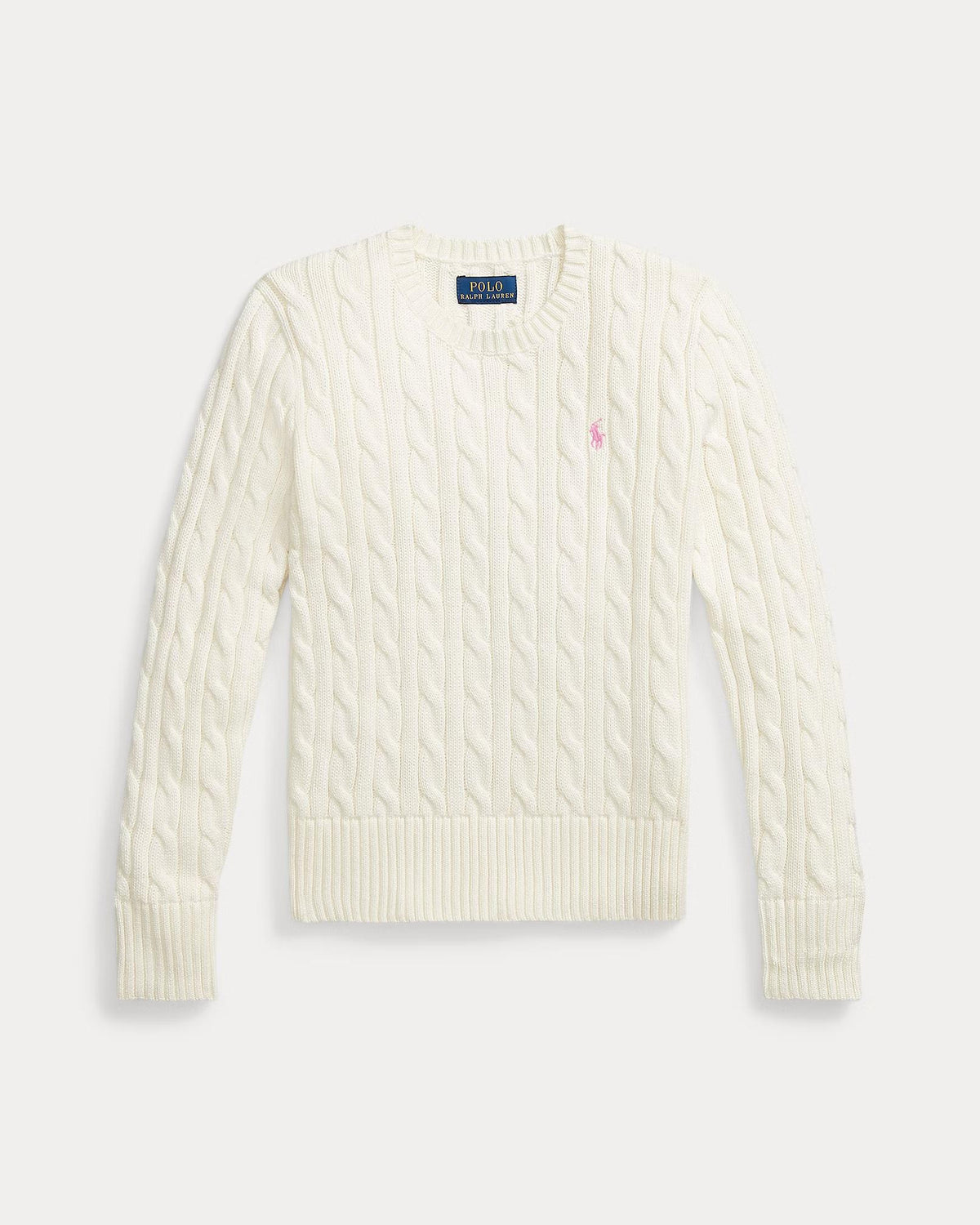 Maglia in cotone a trecce 313901316 011 POLO RALPH LAUREN 