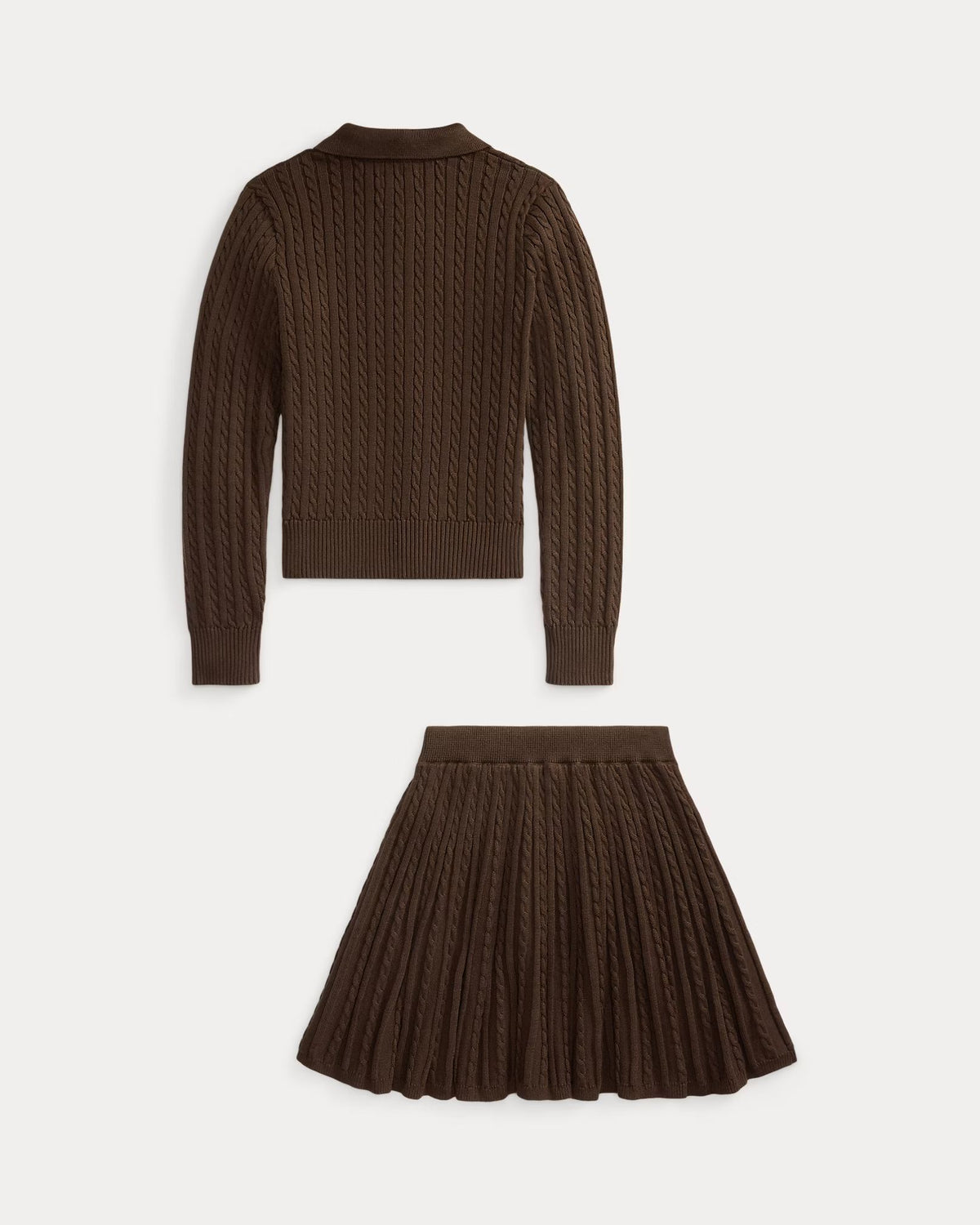 Cardigan polo e gonna in cotone 313950779 501 POLO RALPH LAUREN 