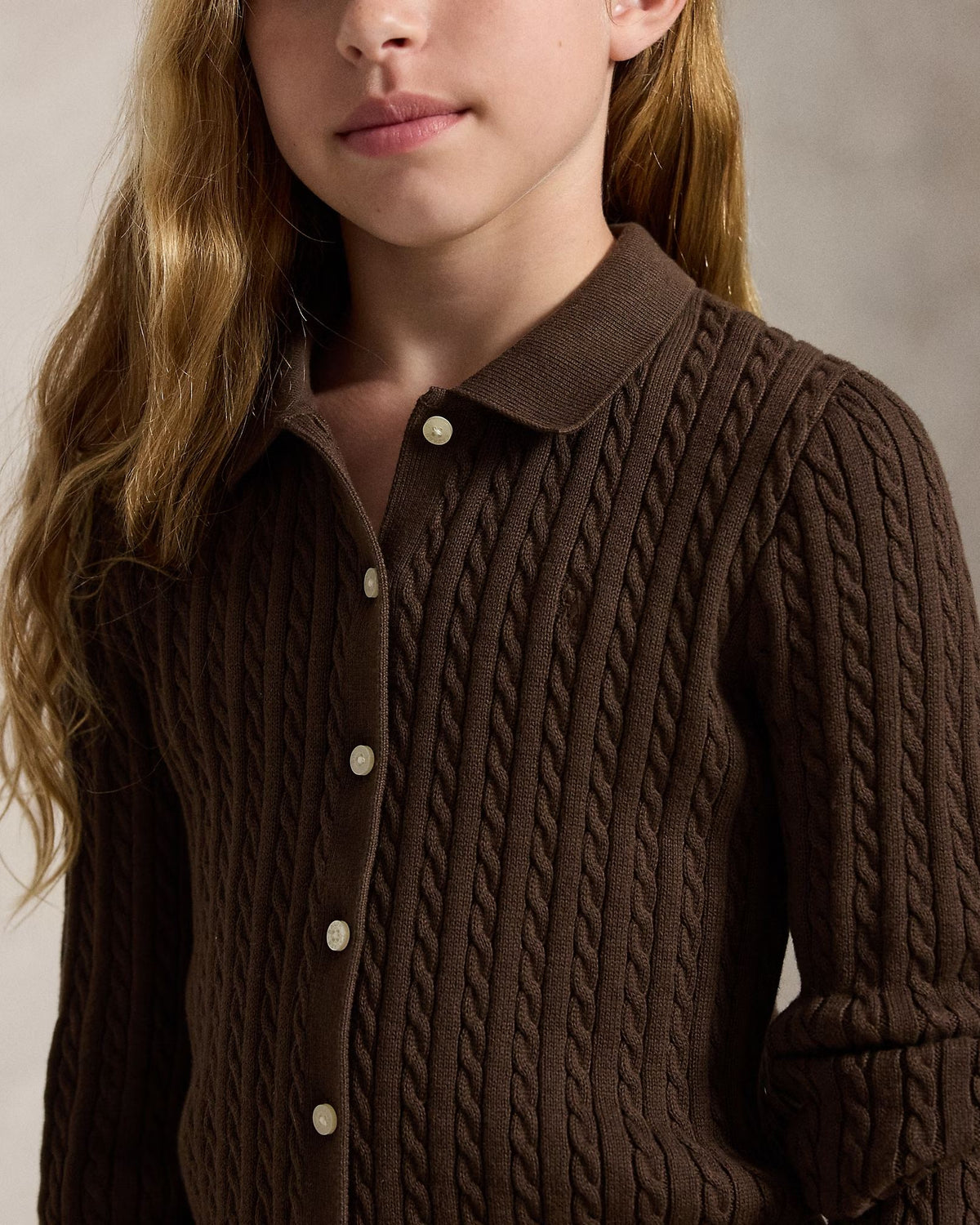 Cardigan polo e gonna in cotone 313950779 501 POLO RALPH LAUREN 