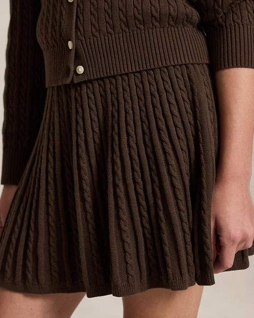 Cardigan polo e gonna in cotone 313950779 501 POLO RALPH LAUREN 