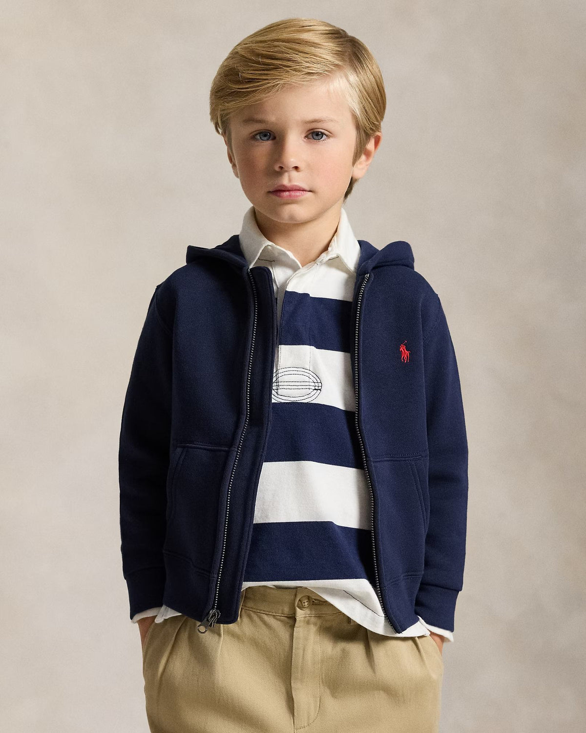 Felpa in misto cotone con cappuccio 322547626 001 POLO RALPH LAUREN 