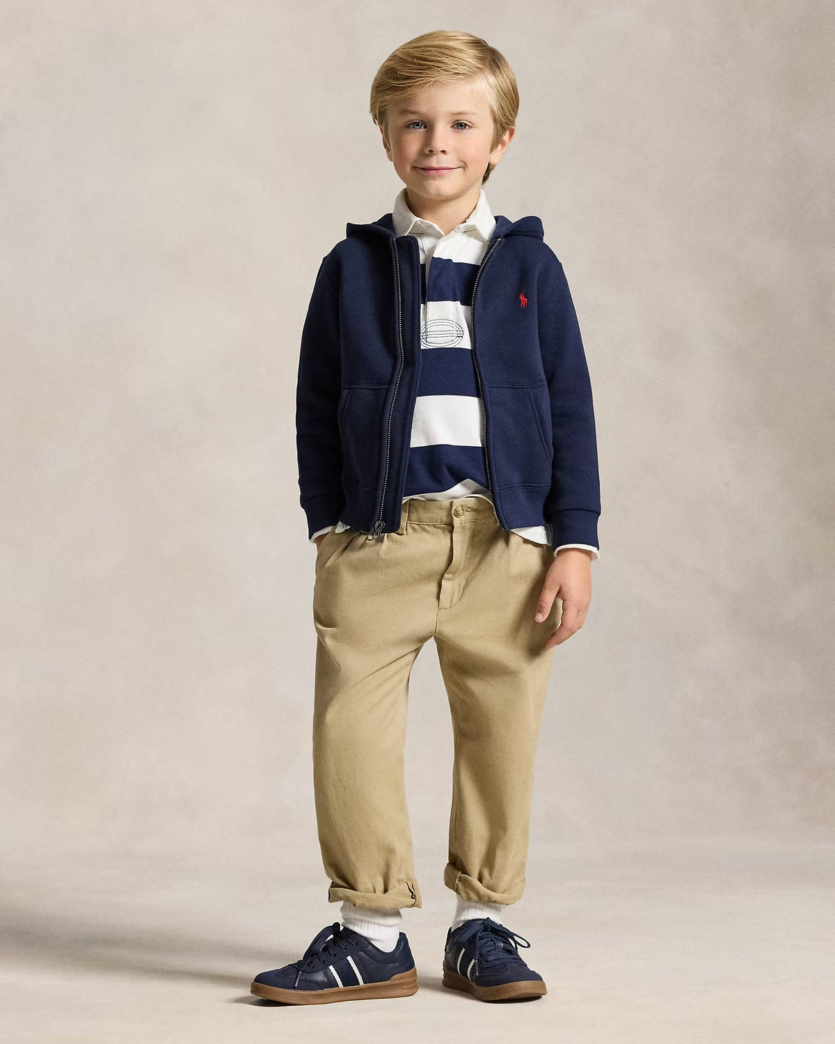 Felpa in misto cotone con cappuccio 322547626 001 POLO RALPH LAUREN 