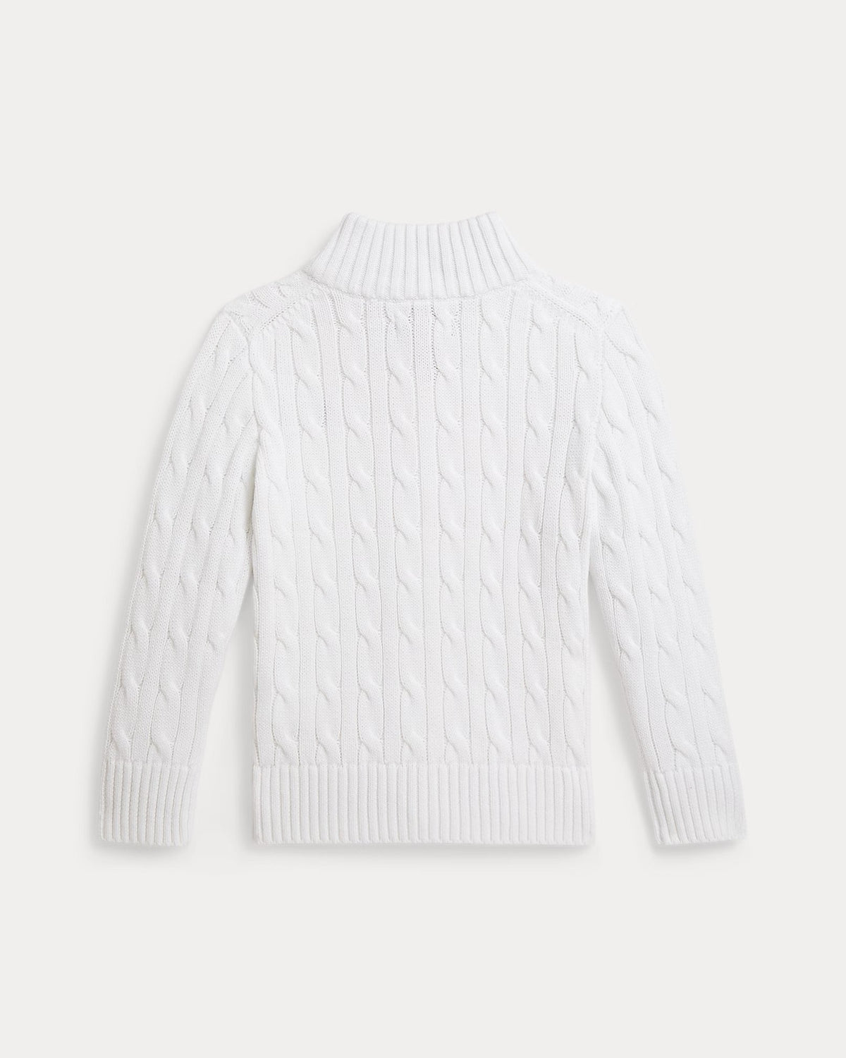 Maglia in cotone a trecce con cerniera 322A95566 001 POLO RALPH LAUREN 