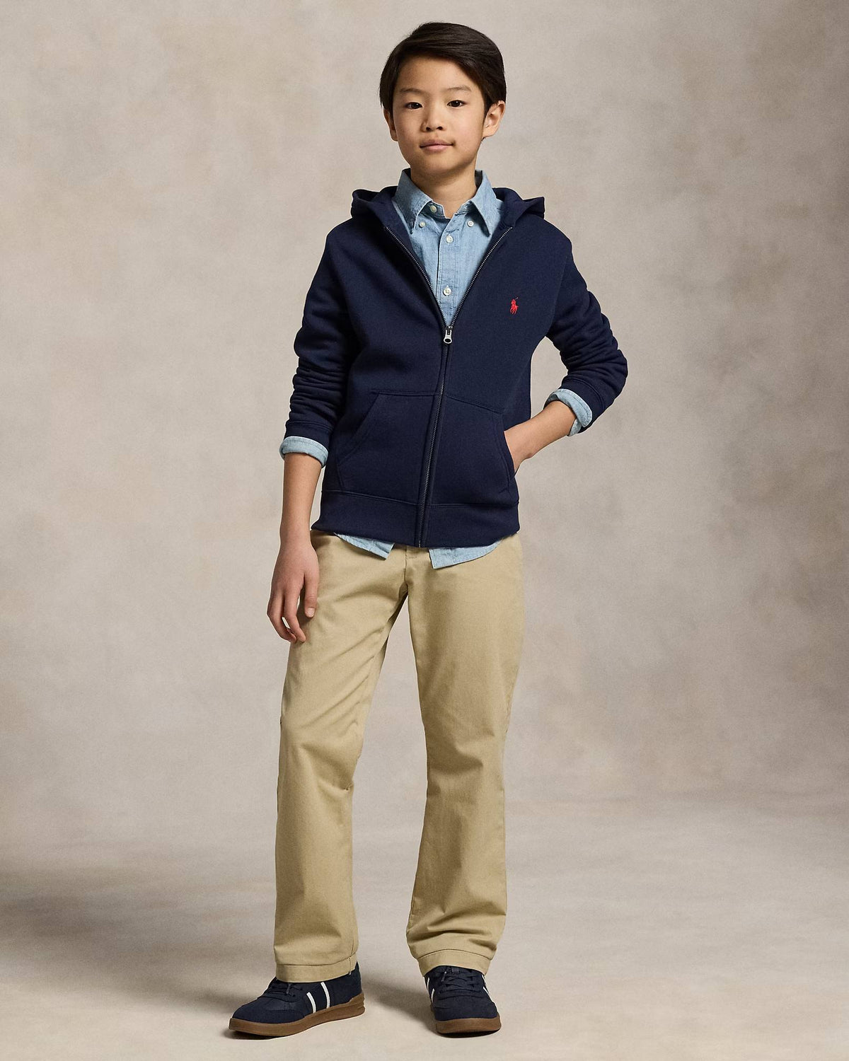 Felpa con cappuccio e cerniera 323547626 001 POLO RALPH LAUREN 