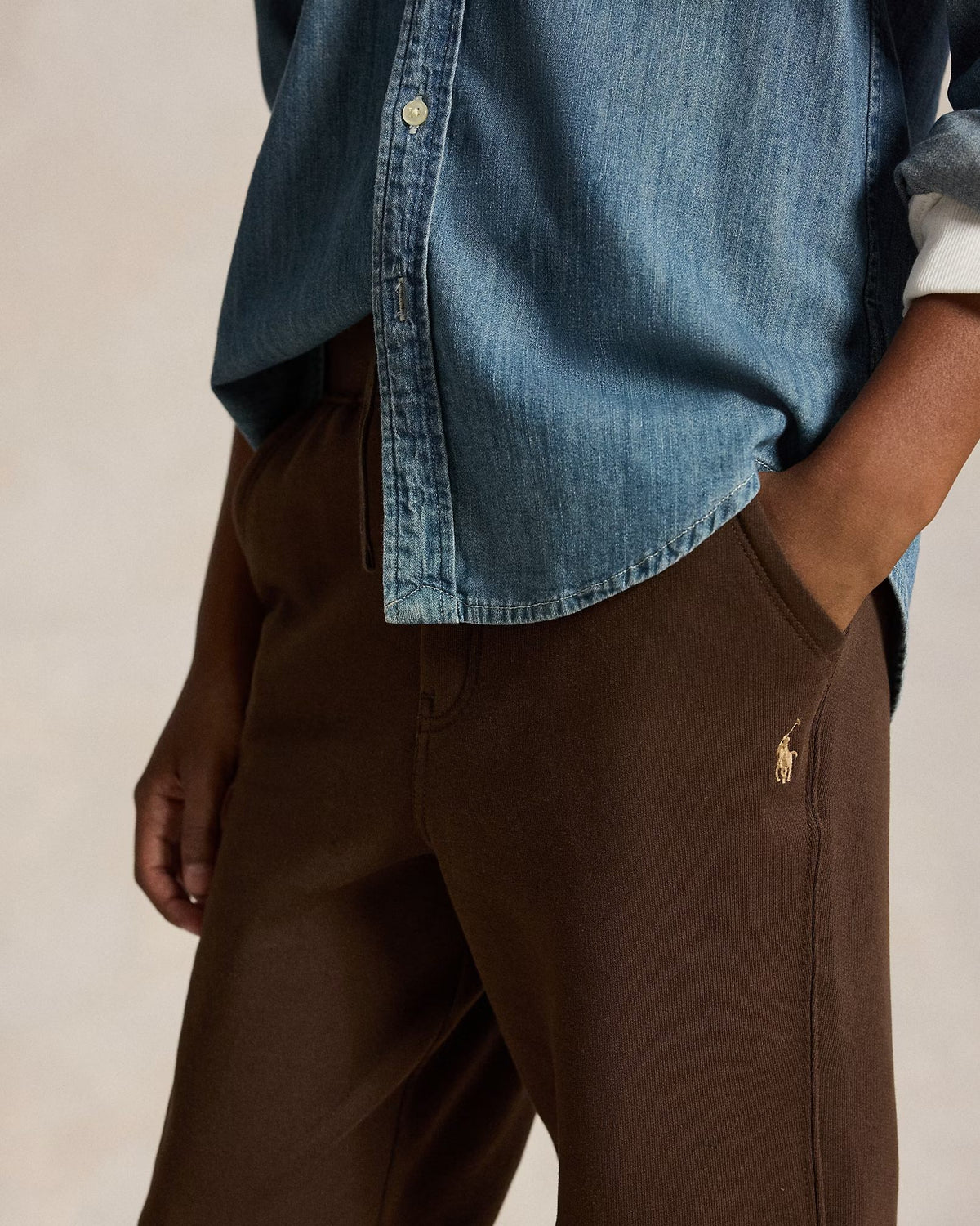 Pantaloni da jogging in felpa 323799362 504 POLO RALPH LAUREN 