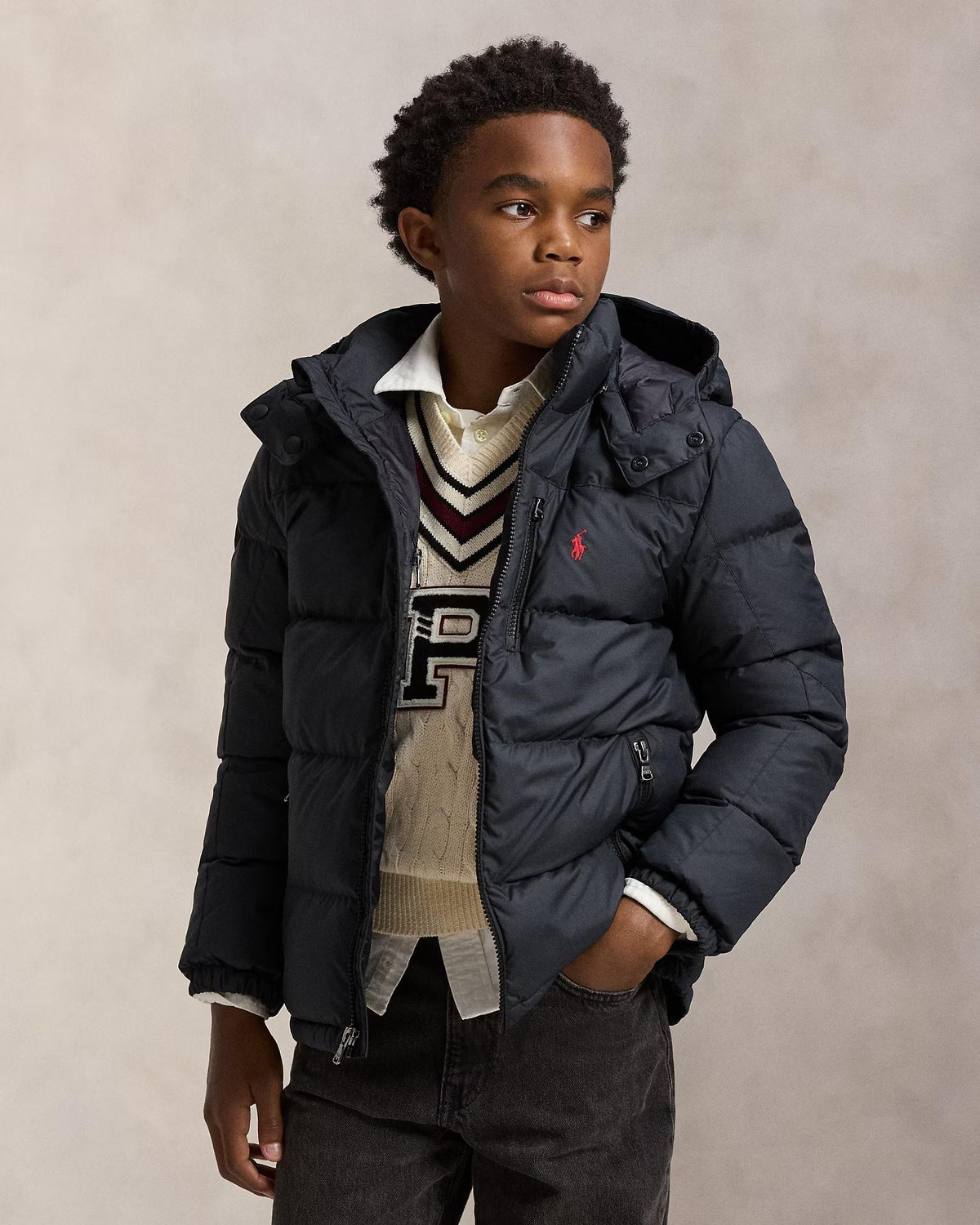 Piumino Gorham con cappuccio 323969861 001 POLO RALPH LAUREN 