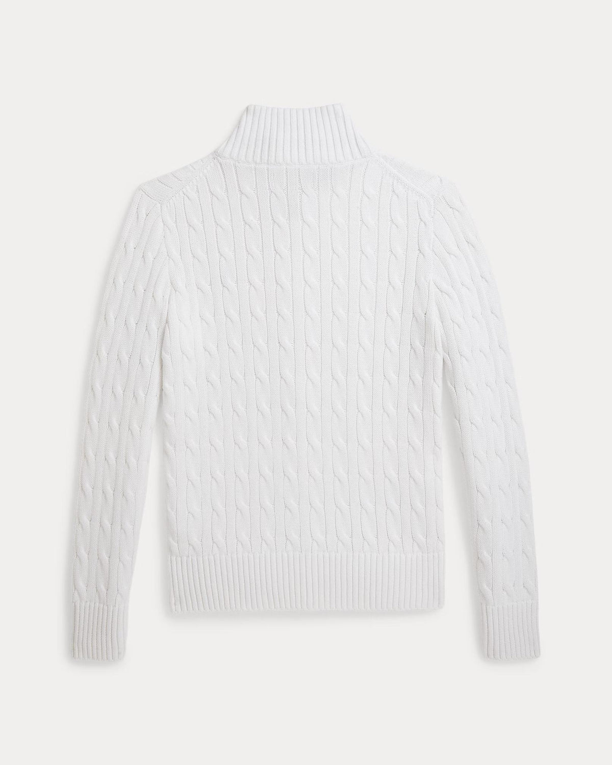 Maglia in cotone a trecce con cerniera 323A95566 002 POLO RALPH LAUREN 