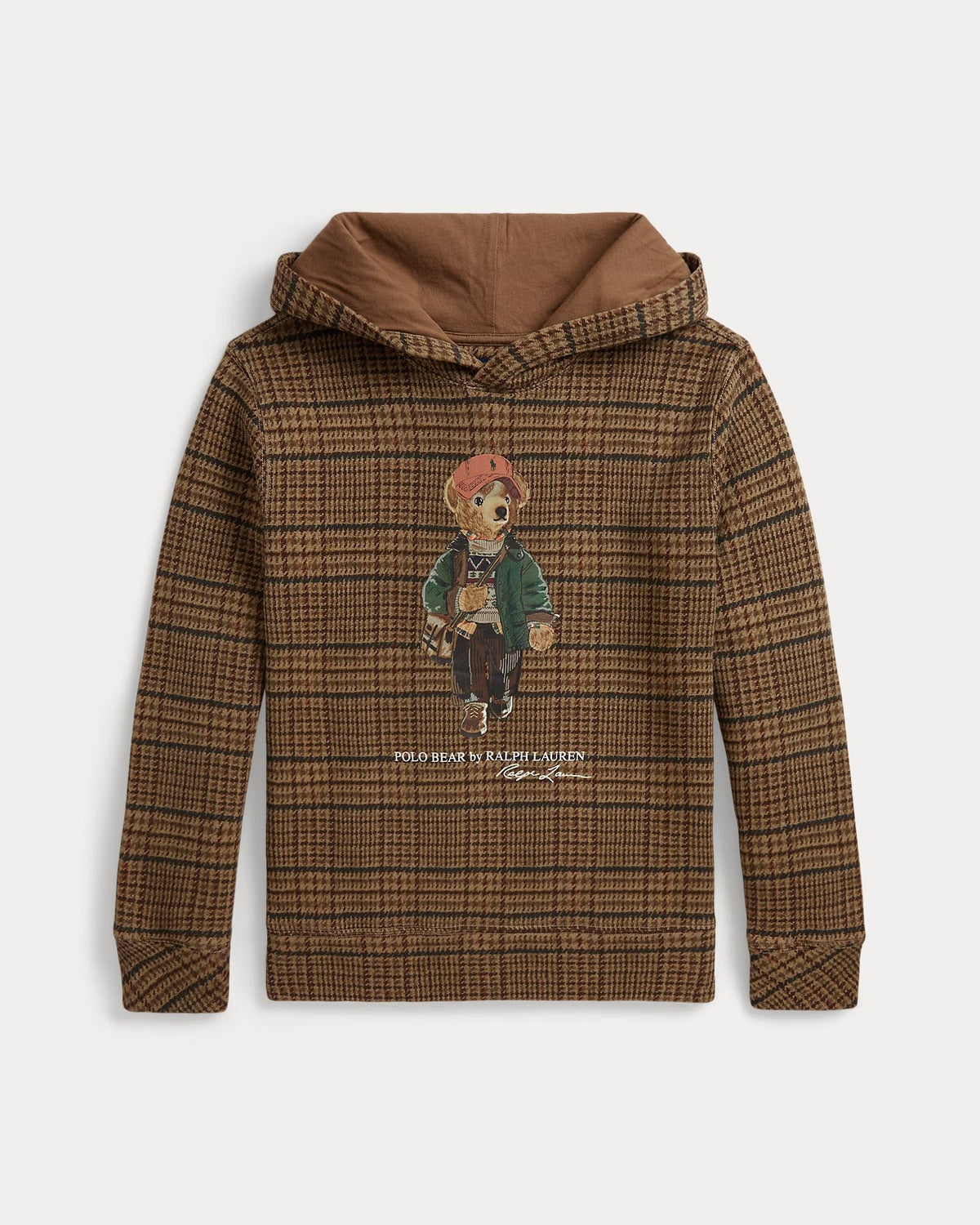 Felpa Polo Bear con stampa tweed 323B27801 001 POLO RALPH LAUREN 