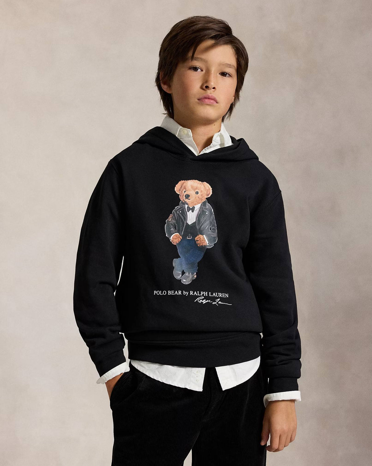 Felpa con cappuccio Polo Bear 323B29158 001 POLO RALPH LAUREN 