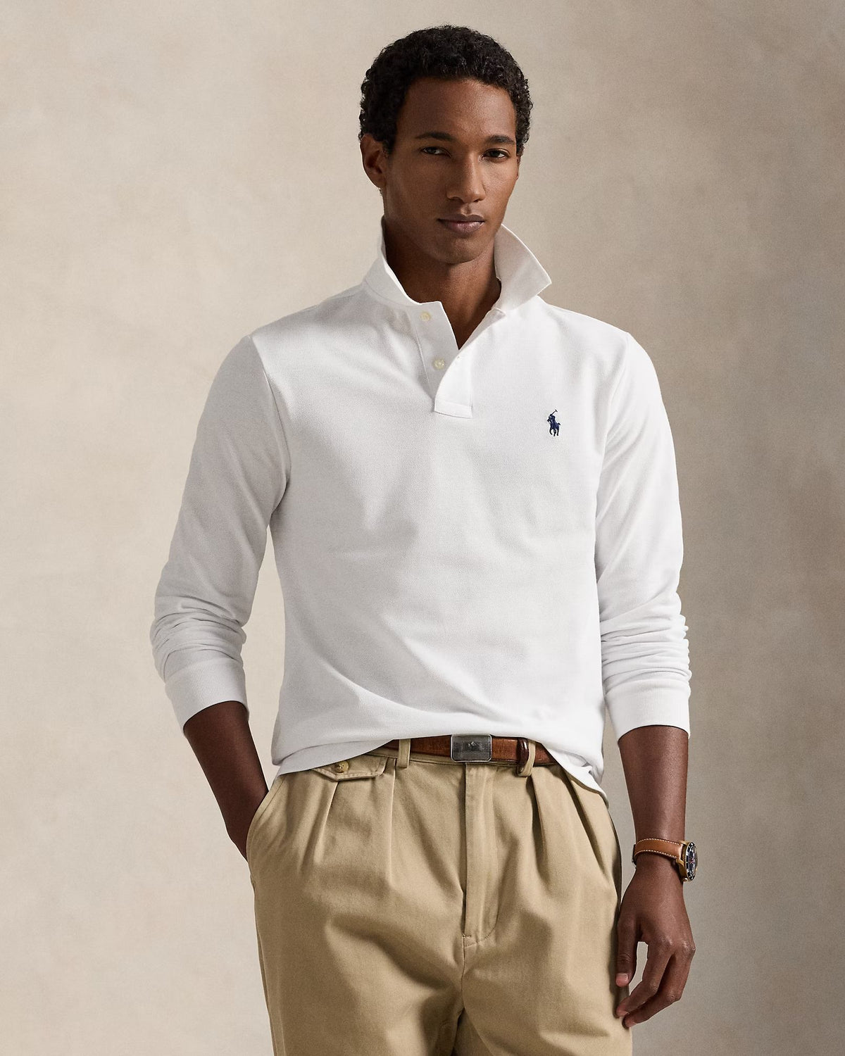 Polo in piqué Custom Slim-Fit 710680790 001 POLO RALPH LAUREN 