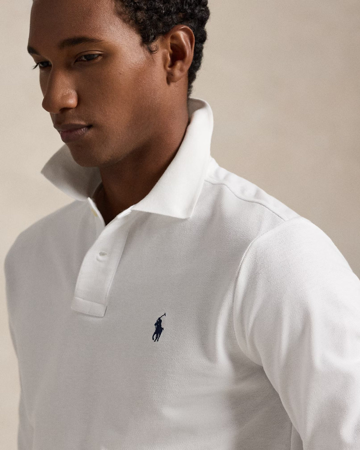 Polo in piqué Custom Slim-Fit 710680790 001 POLO RALPH LAUREN 
