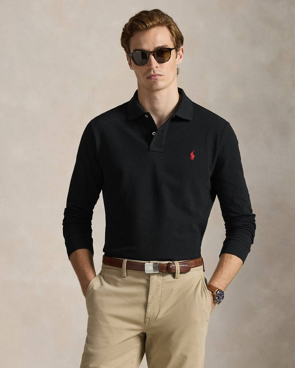 Polo in piqué Custom Slim-Fit 710680790 045 POLO RALPH LAUREN 