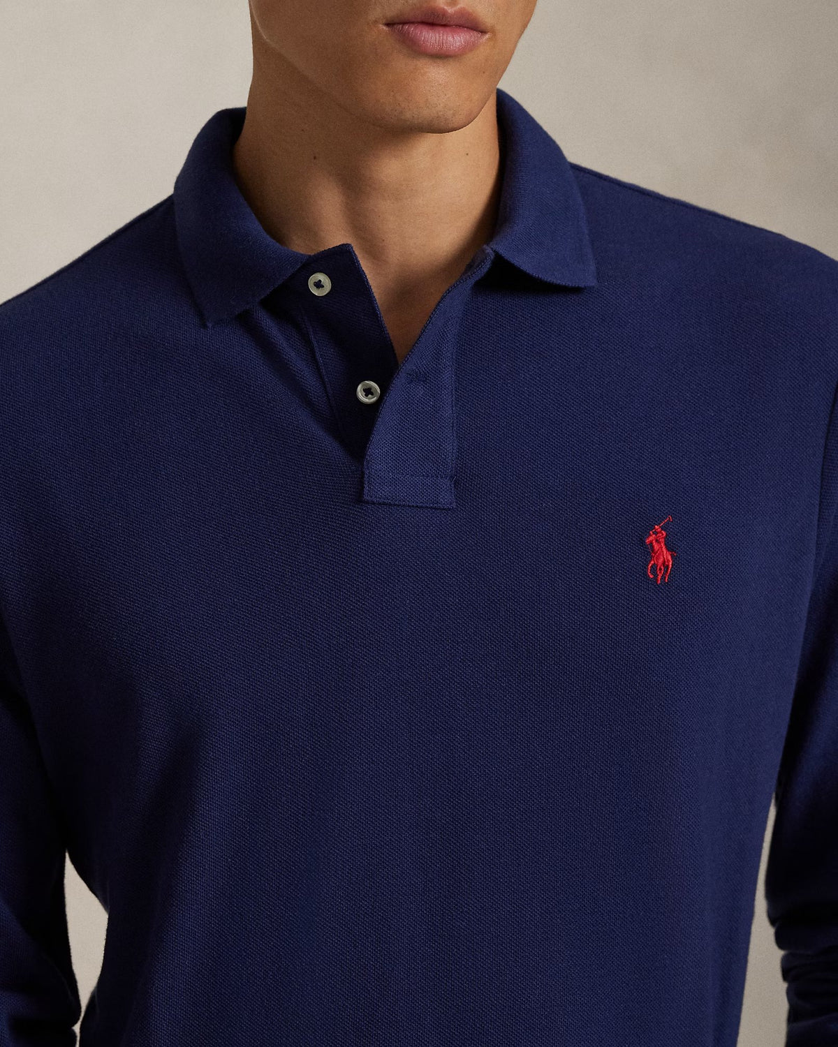 Polo in piqué Custom Slim-Fit 710680790 046 POLO RALPH LAUREN 