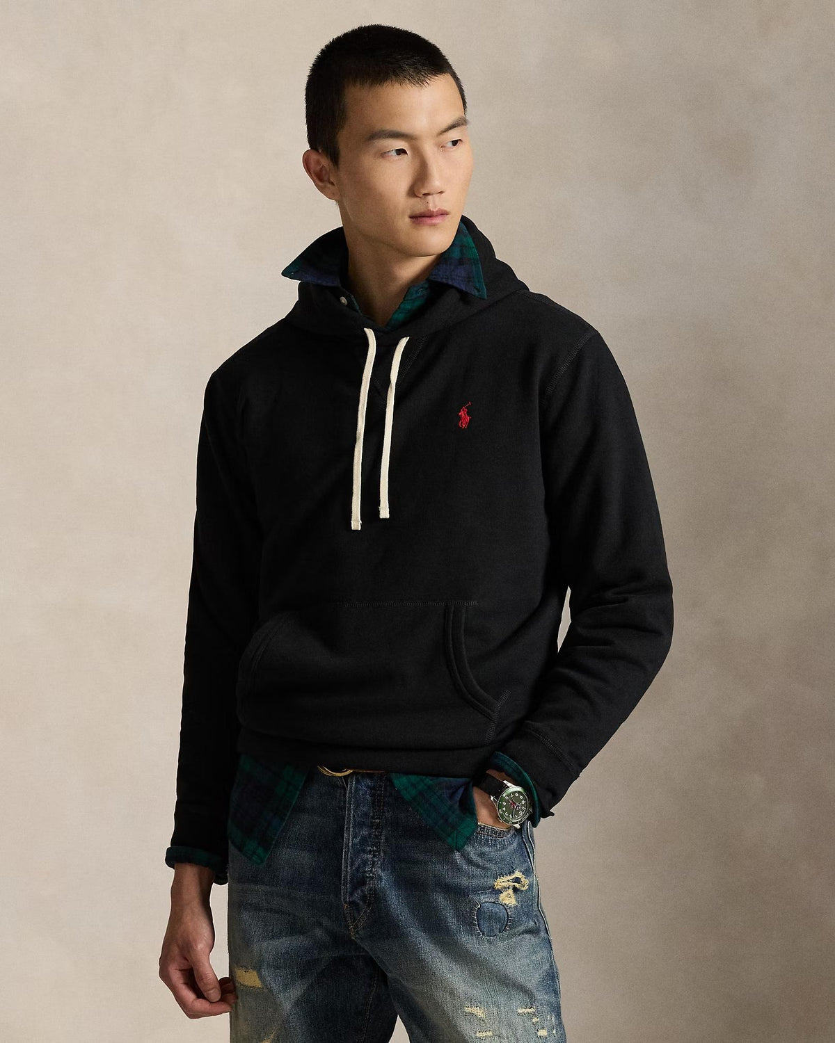 La felpa con cappuccio RL 710766778 008 POLO RALPH LAUREN 