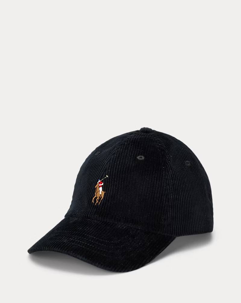Cappellino baseball in velluto a coste 710847175 005 POLO RALPH LAUREN 