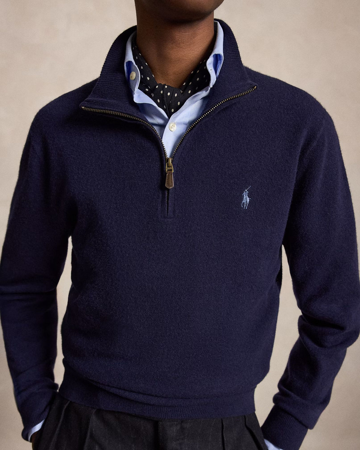 Maglia in lana con cerniera 710876756 001 POLO RALPH LAUREN 