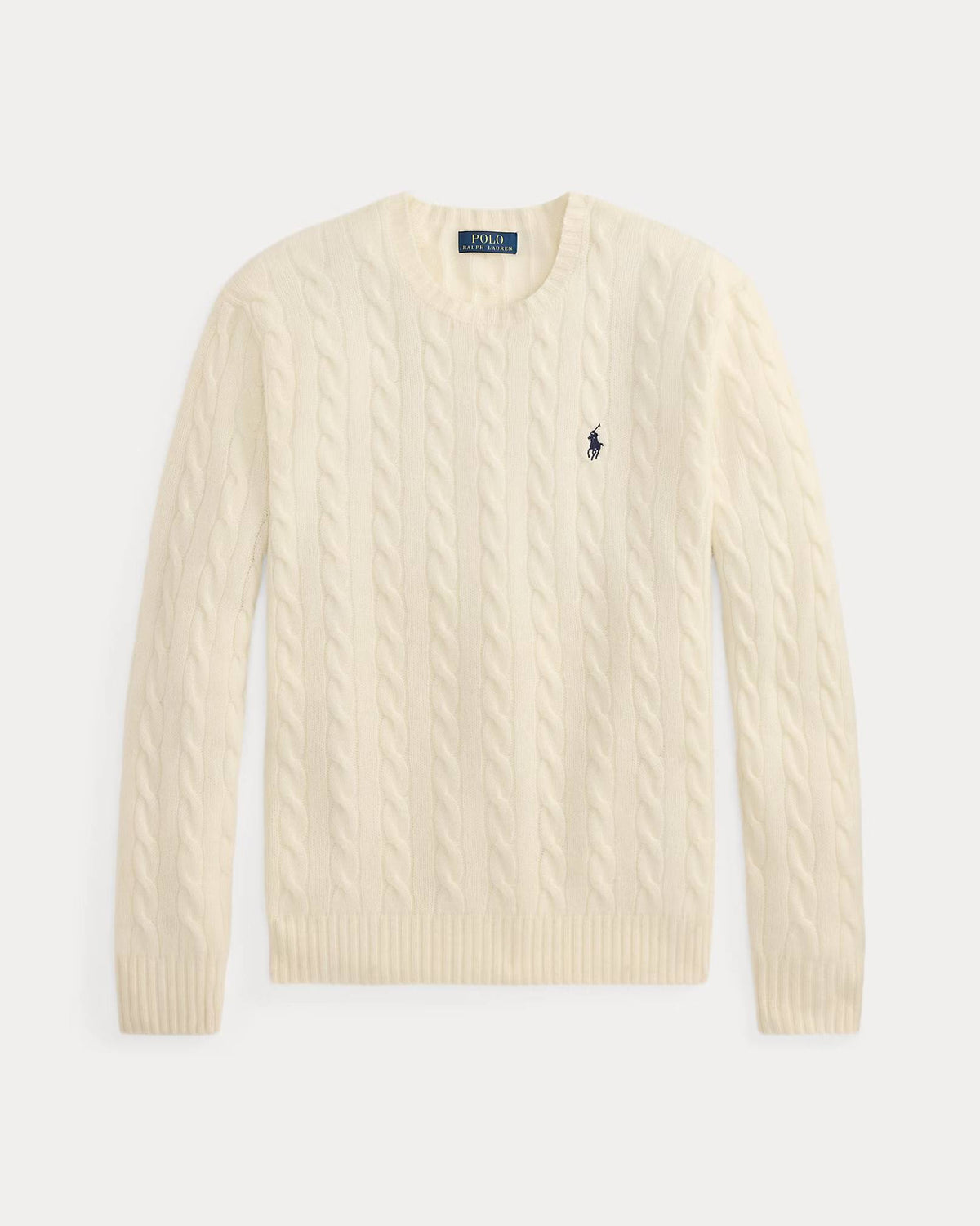 Maglia in lana e cashmere a trecce 710876762 010 POLO RALPH LAUREN 