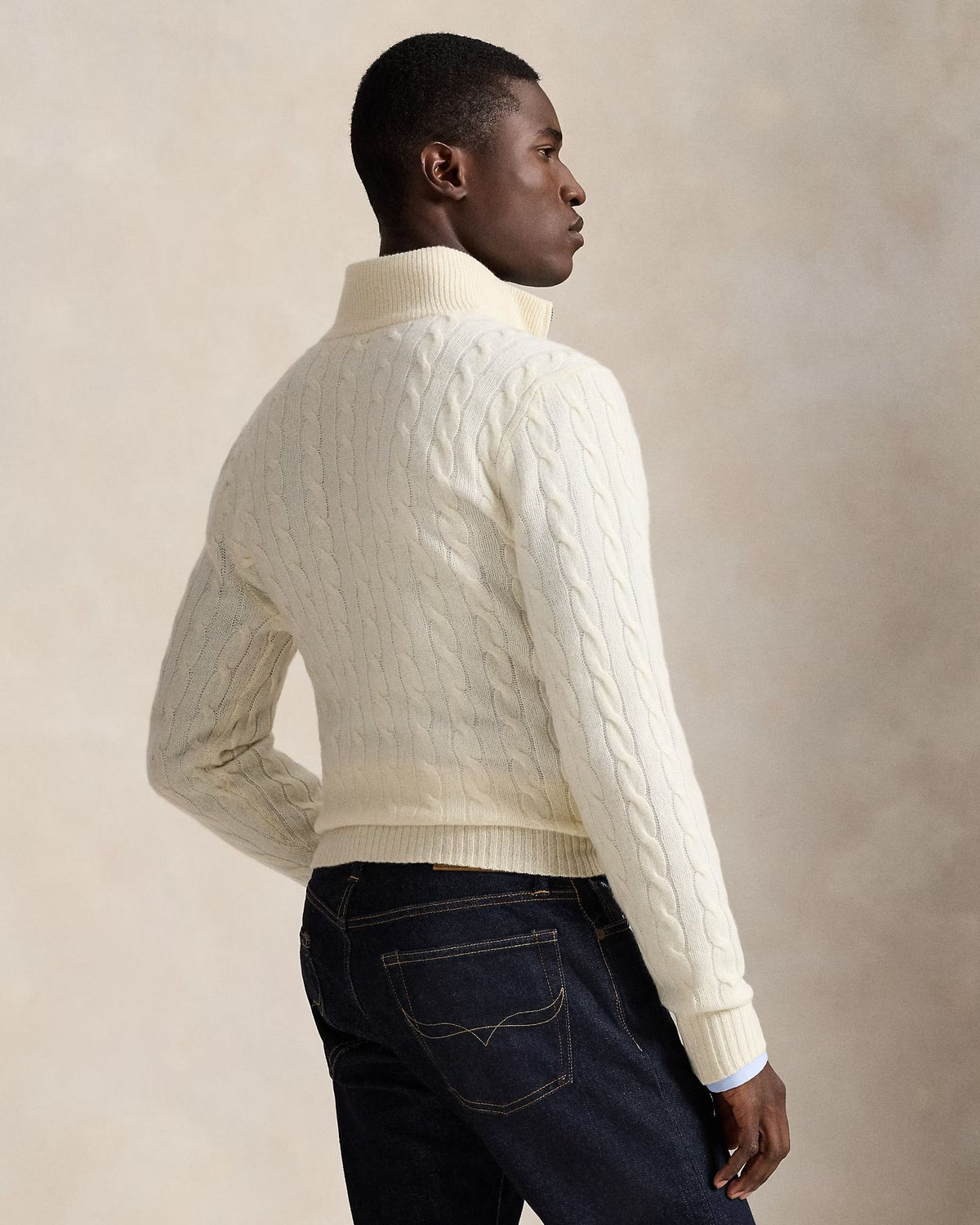 Maglia a trecce con cerniera 710876766 001 POLO RALPH LAUREN 