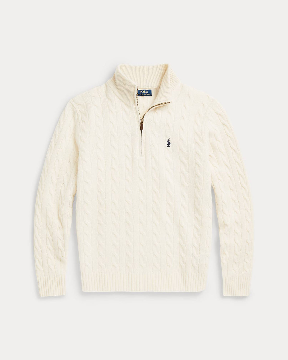 Maglia a trecce con cerniera 710876766 001 POLO RALPH LAUREN 
