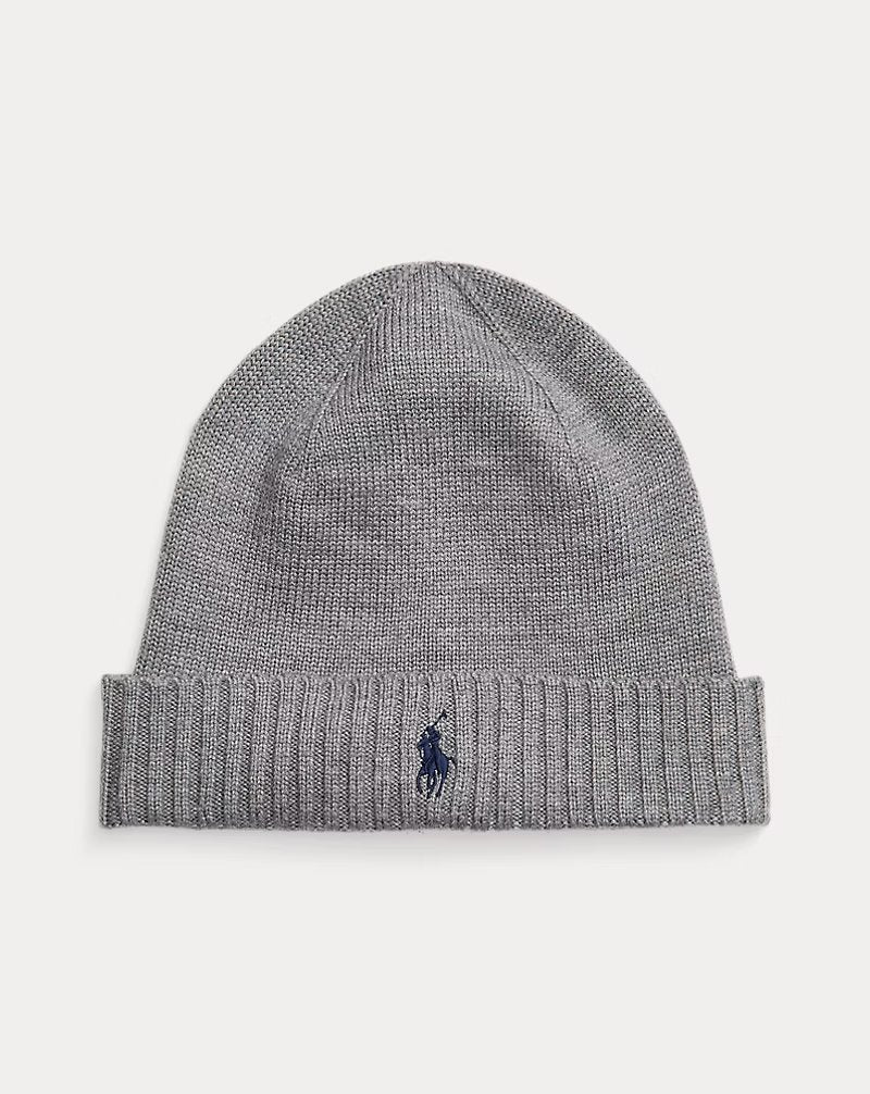 Berretto in lana con pony 710886137 003 POLO RALPH LAUREN 