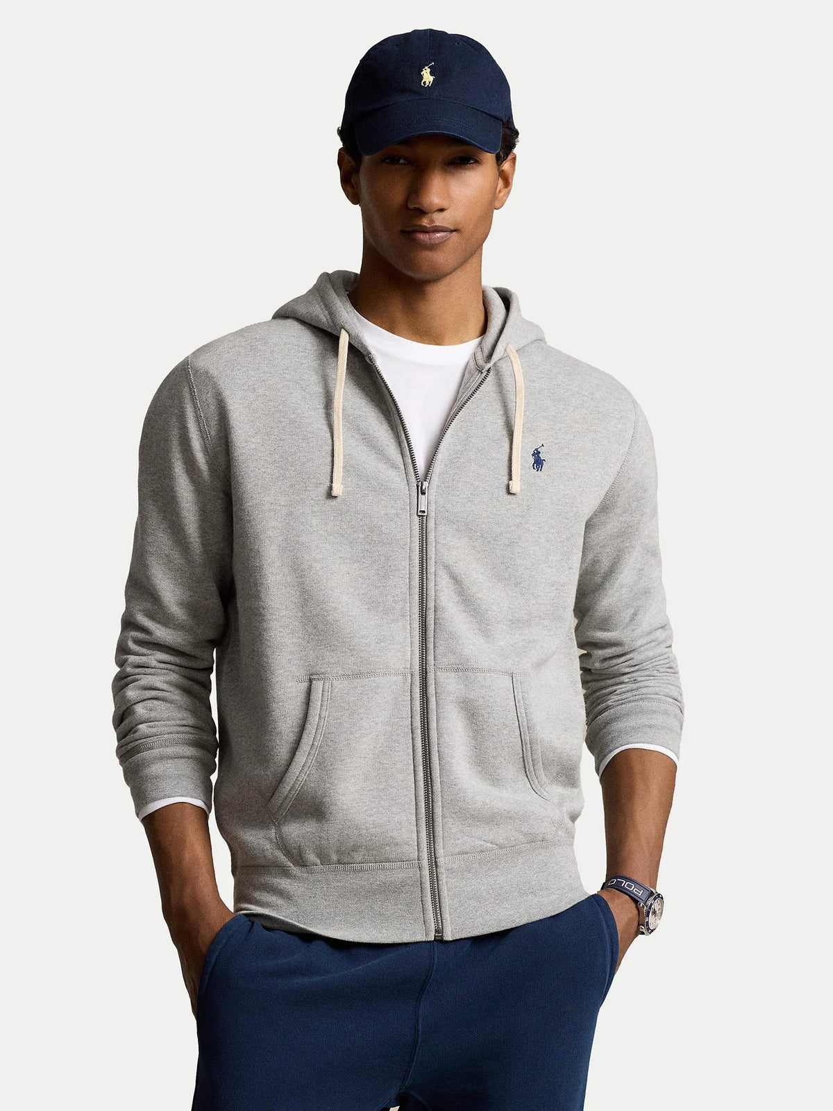 Felpa con cappuccio e cerniera 710913297 002 POLO RALPH LAUREN 