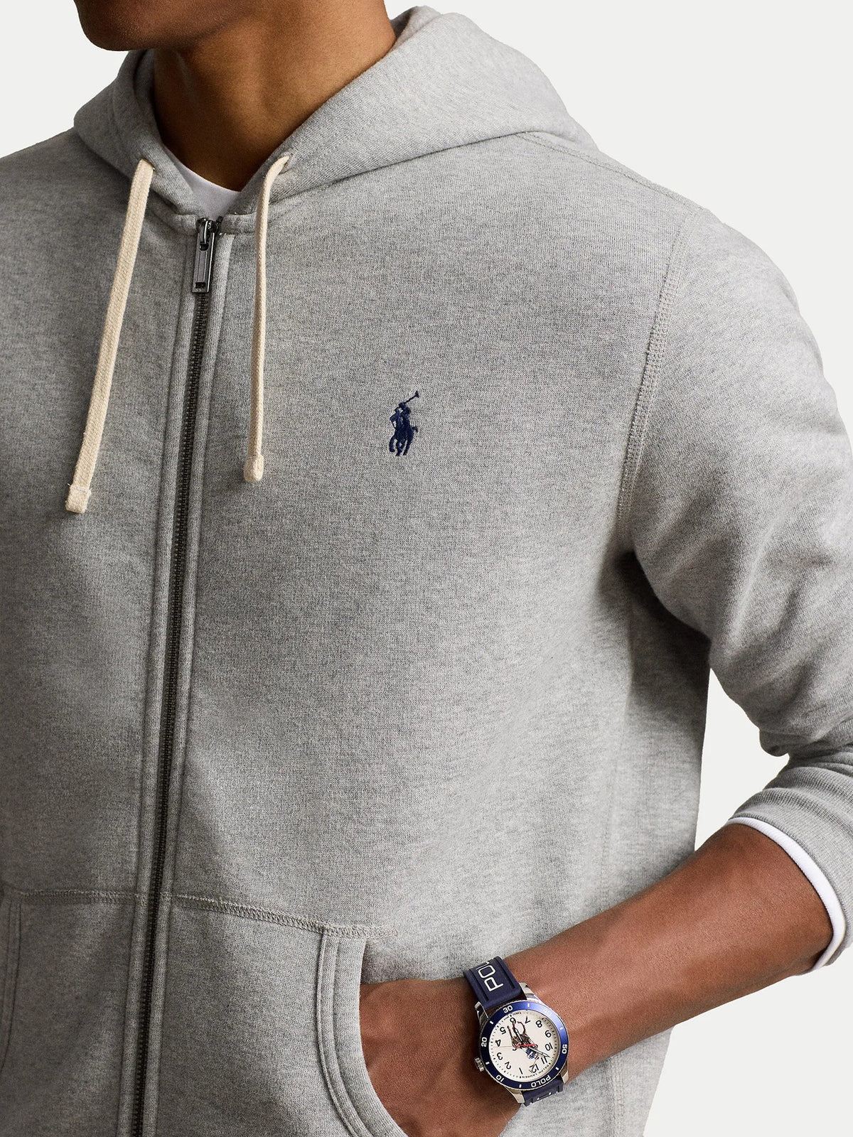 Felpa con cappuccio e cerniera 710913297 002 POLO RALPH LAUREN 