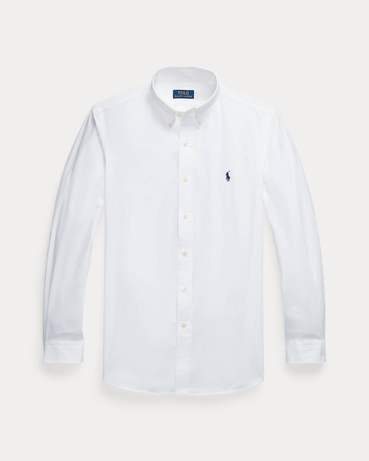 Camicia in popeline stretch Custom-Fit 710928255 002 POLO RALPH LAUREN 