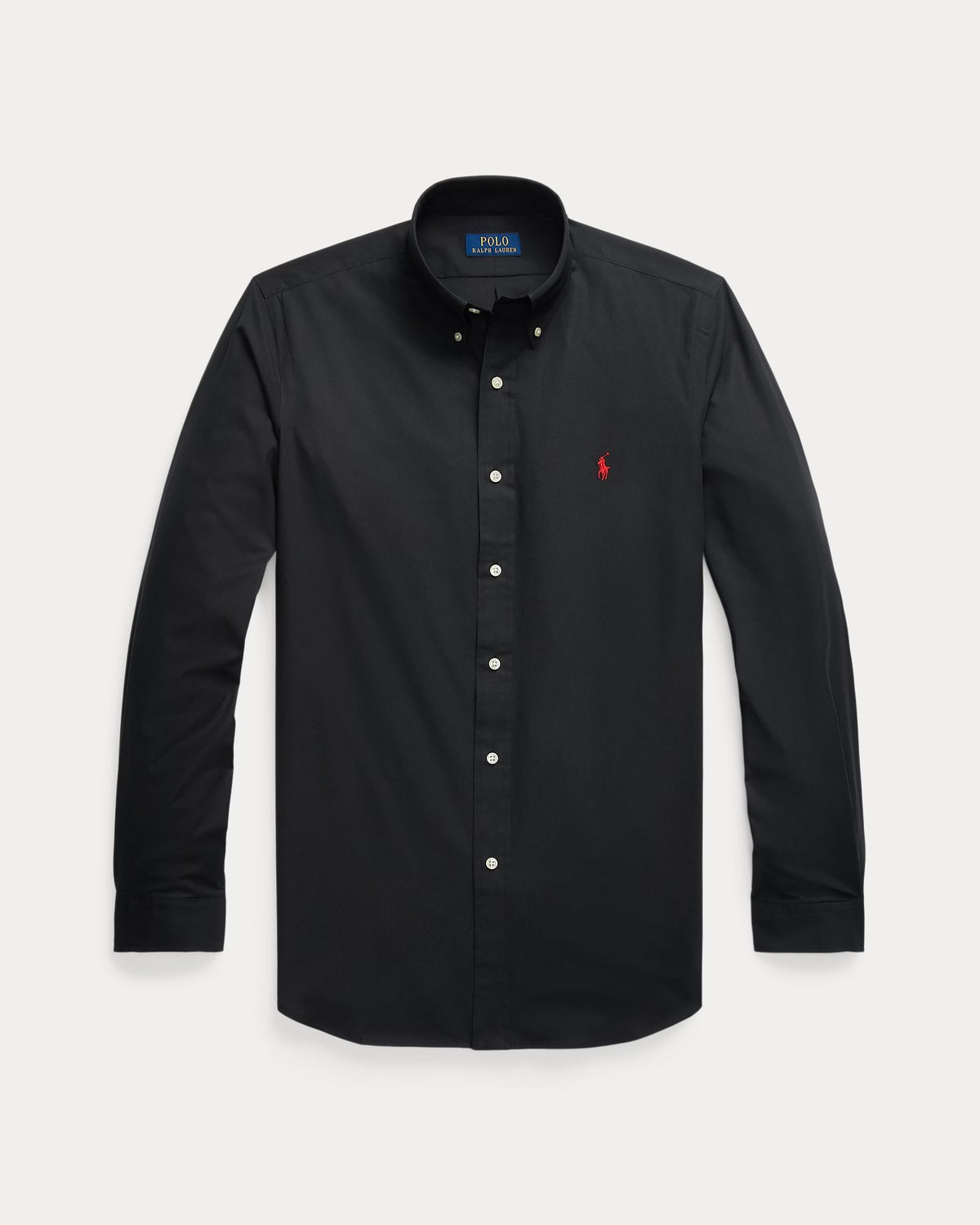 Camicia in popeline stretch Custom-Fit 710928255 006 POLO RALPH LAUREN 