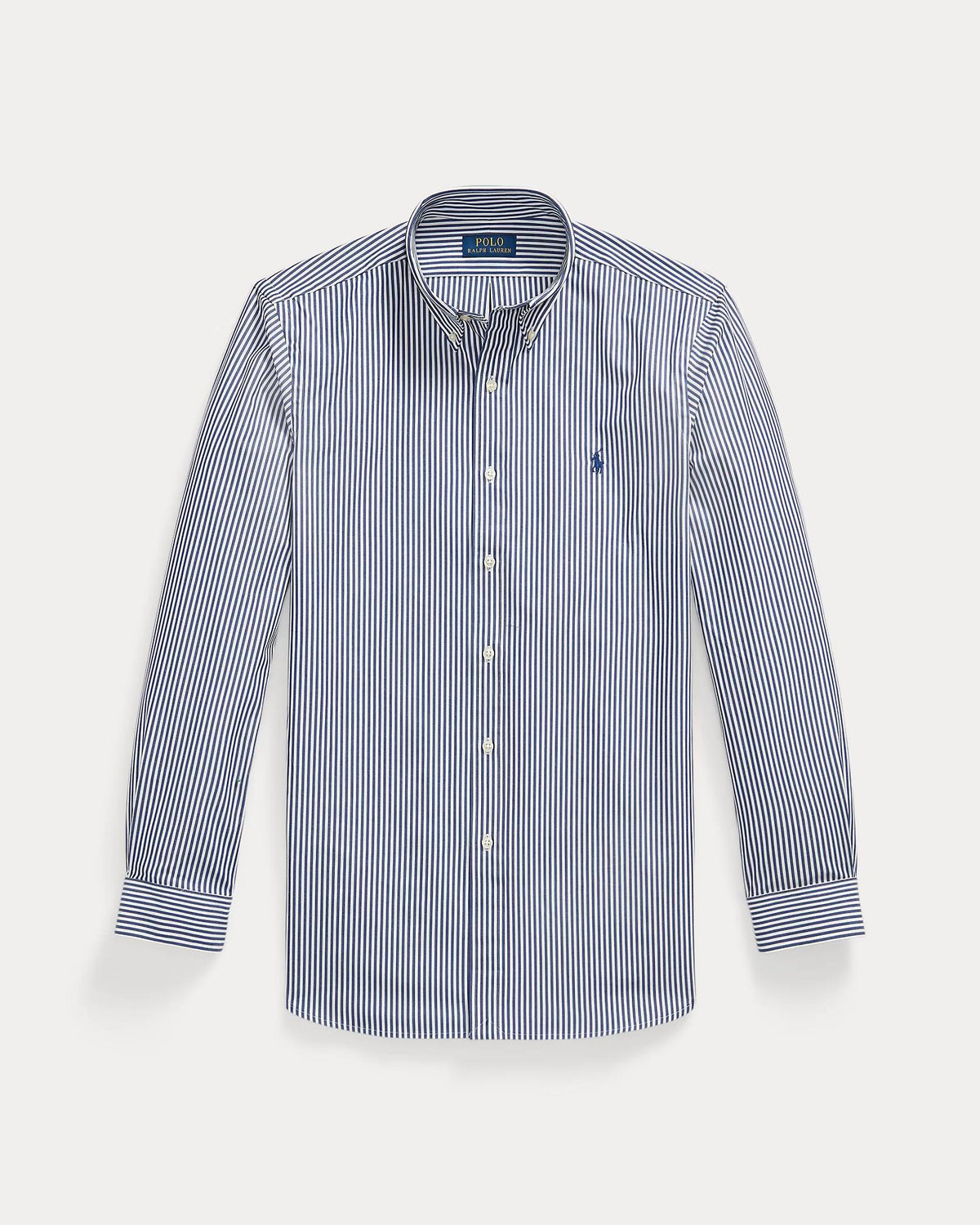 Camicia in popeline stretch a righe 710929346 011 POLO RALPH LAUREN 
