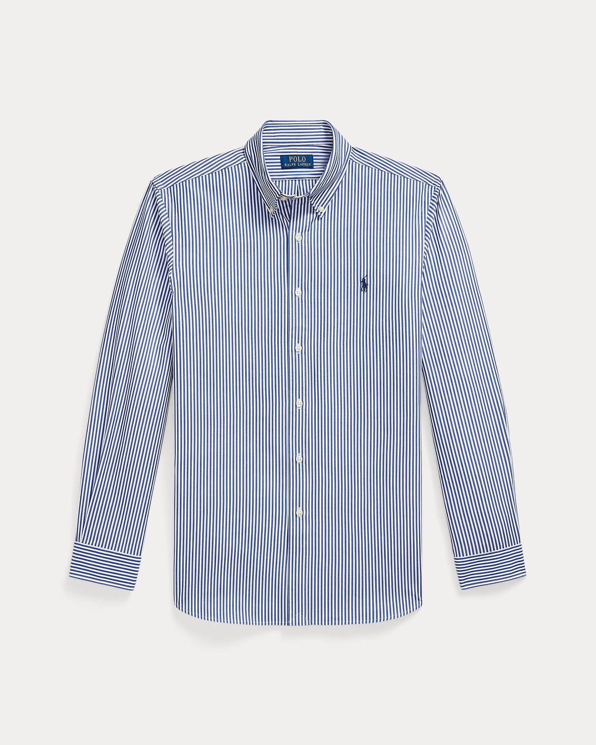 Camicia in popeline stretch a righe 710929346 508 POLO RALPH LAUREN 