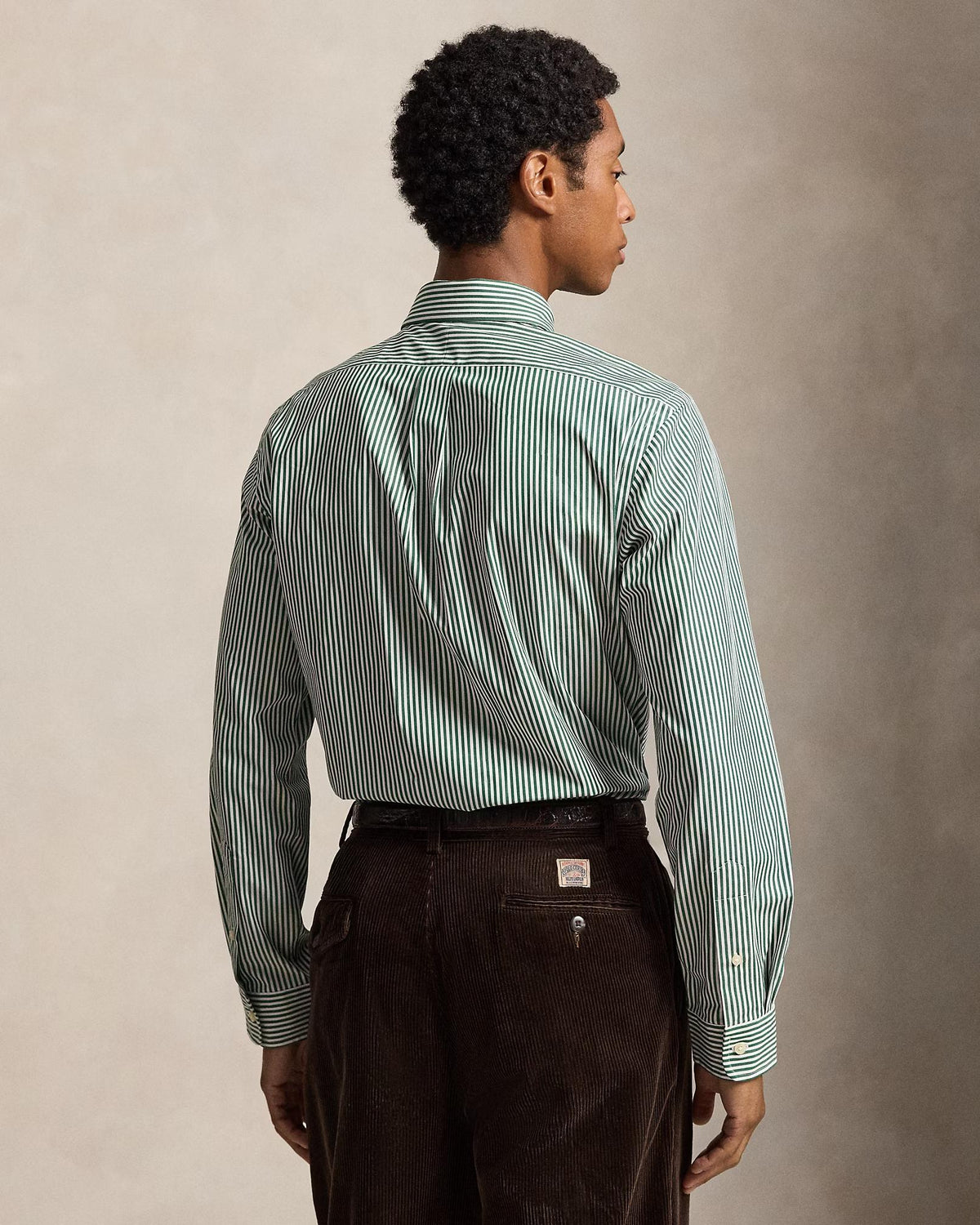 Camicia in popeline stretch a righe 710929346 509 POLO RALPH LAUREN 