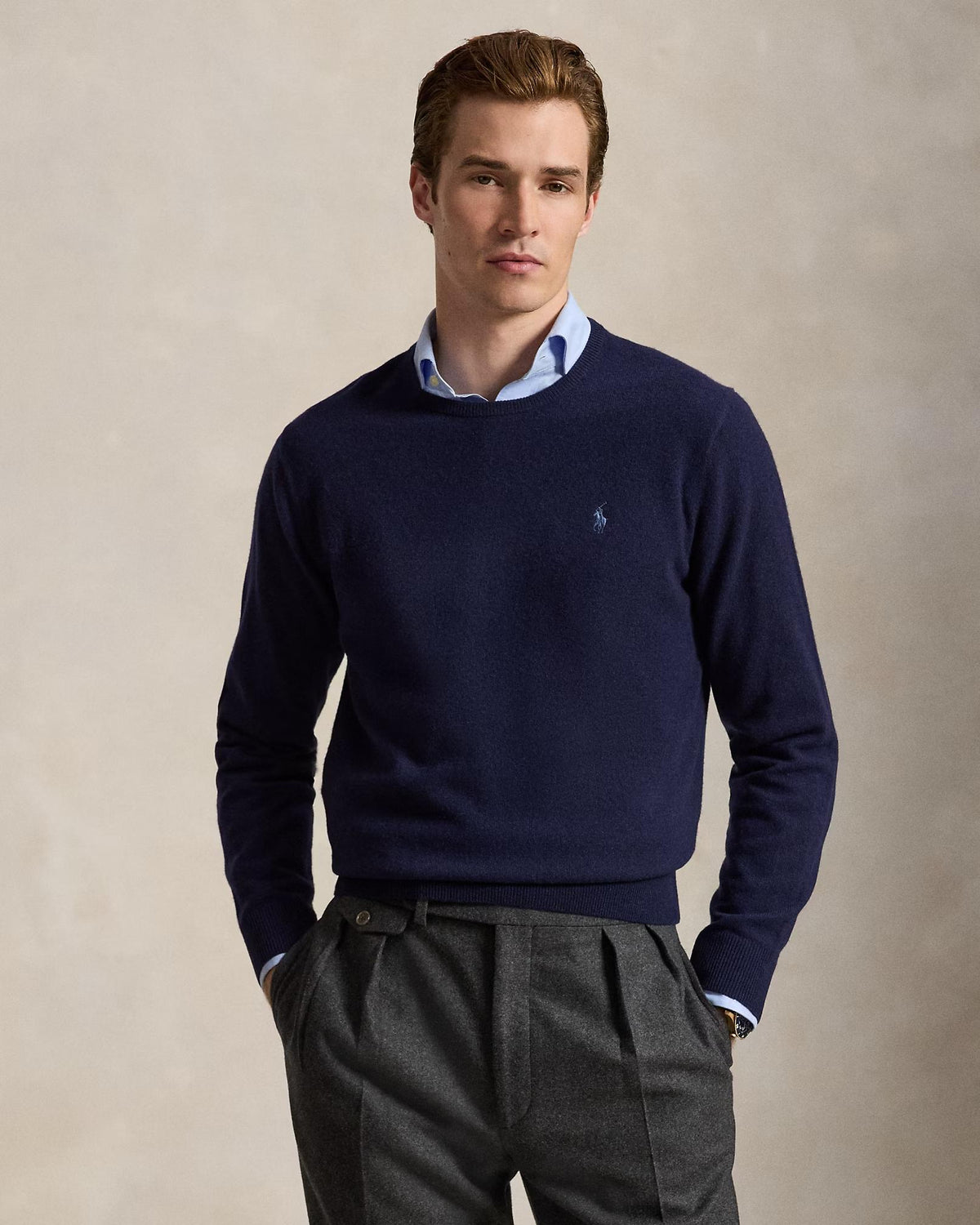 Maglia in lana a girocollo 710974148 001 POLO RALPH LAUREN 