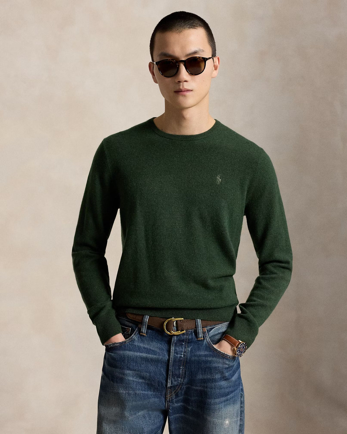 Maglia in lana a girocollo 710974148 502 POLO RALPH LAUREN 