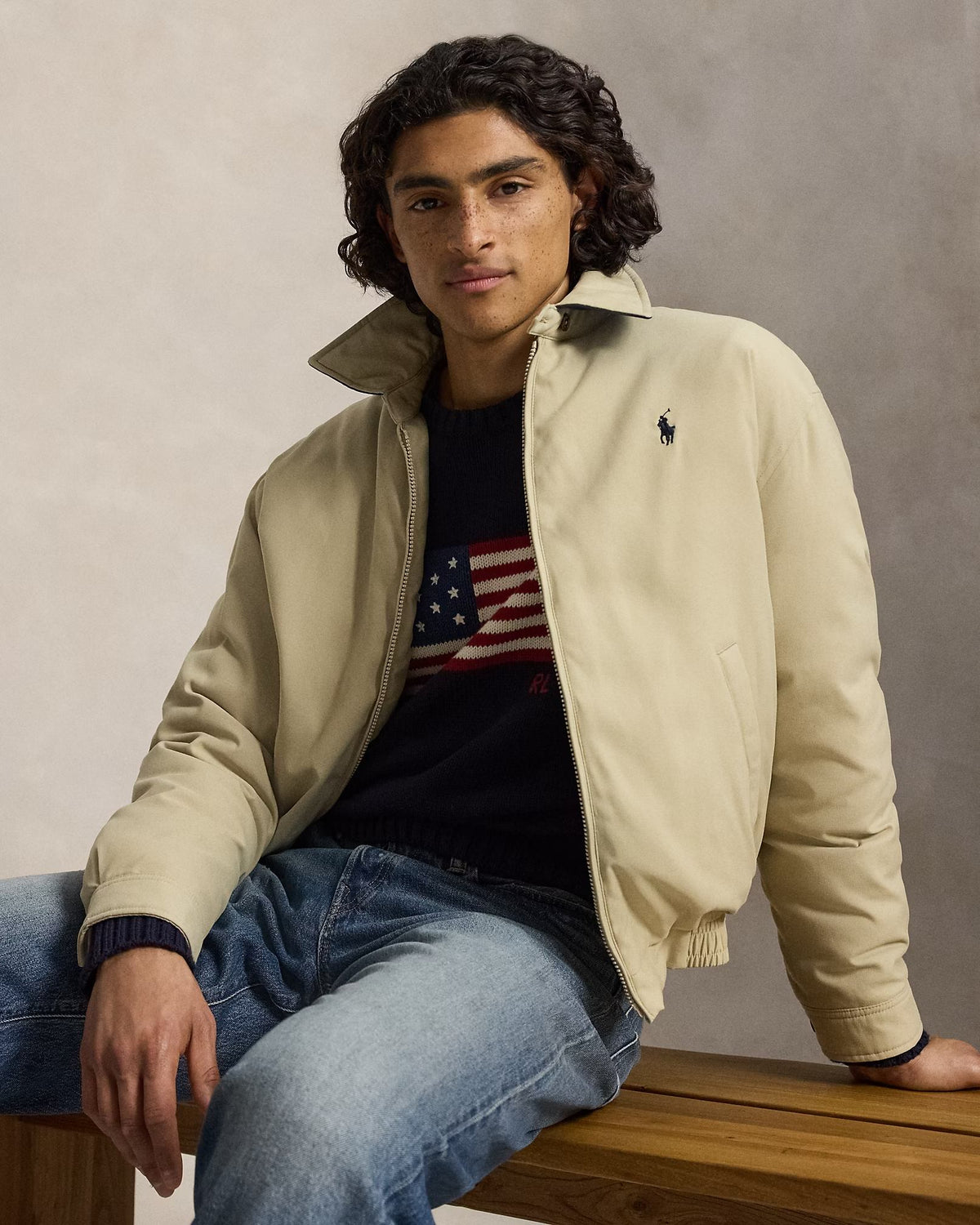 Il piumino Polo 710B15533 001 POLO RALPH LAUREN 