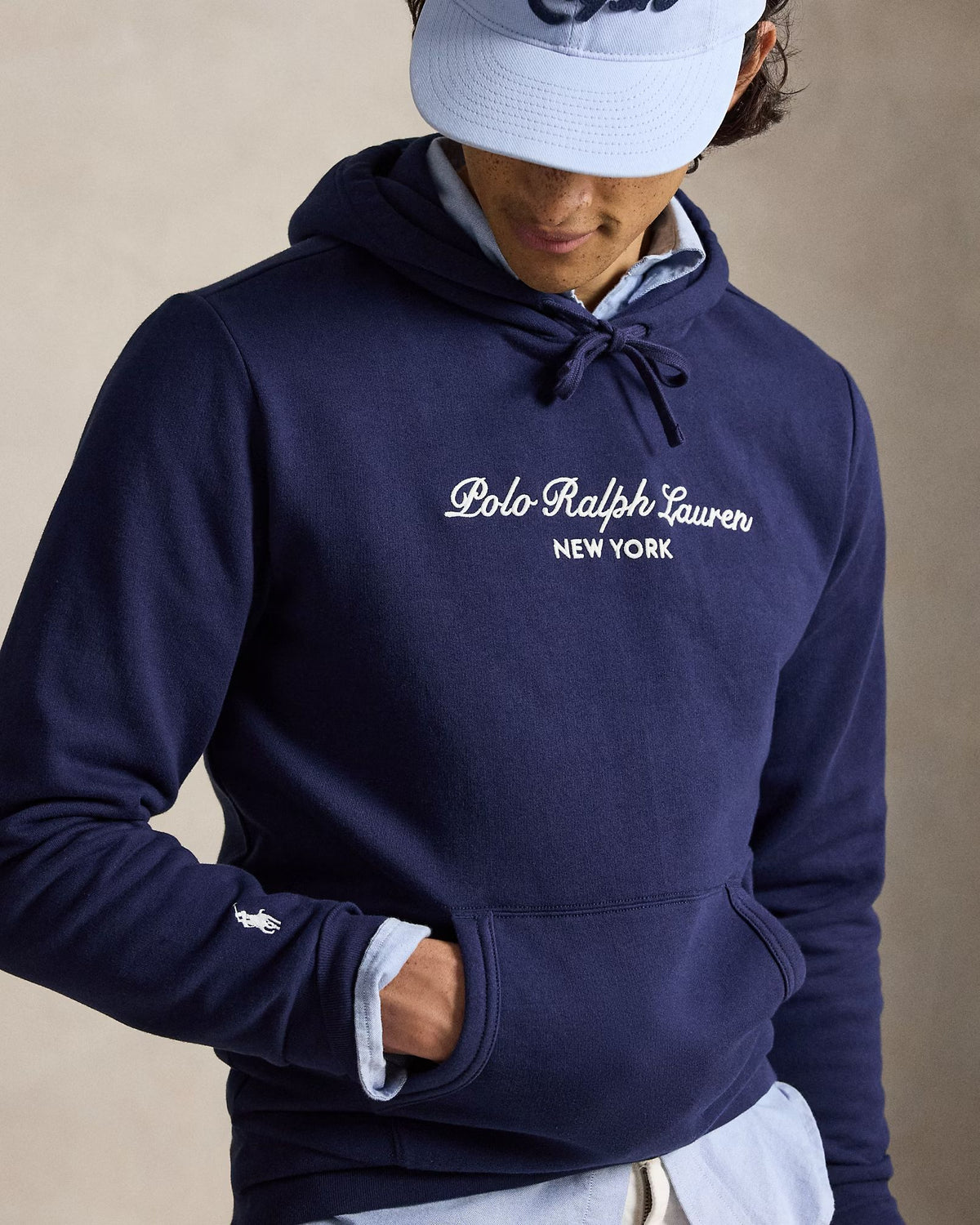 Felpa con cappuccio e logo 710B26089 004 POLO RALPH LAUREN 