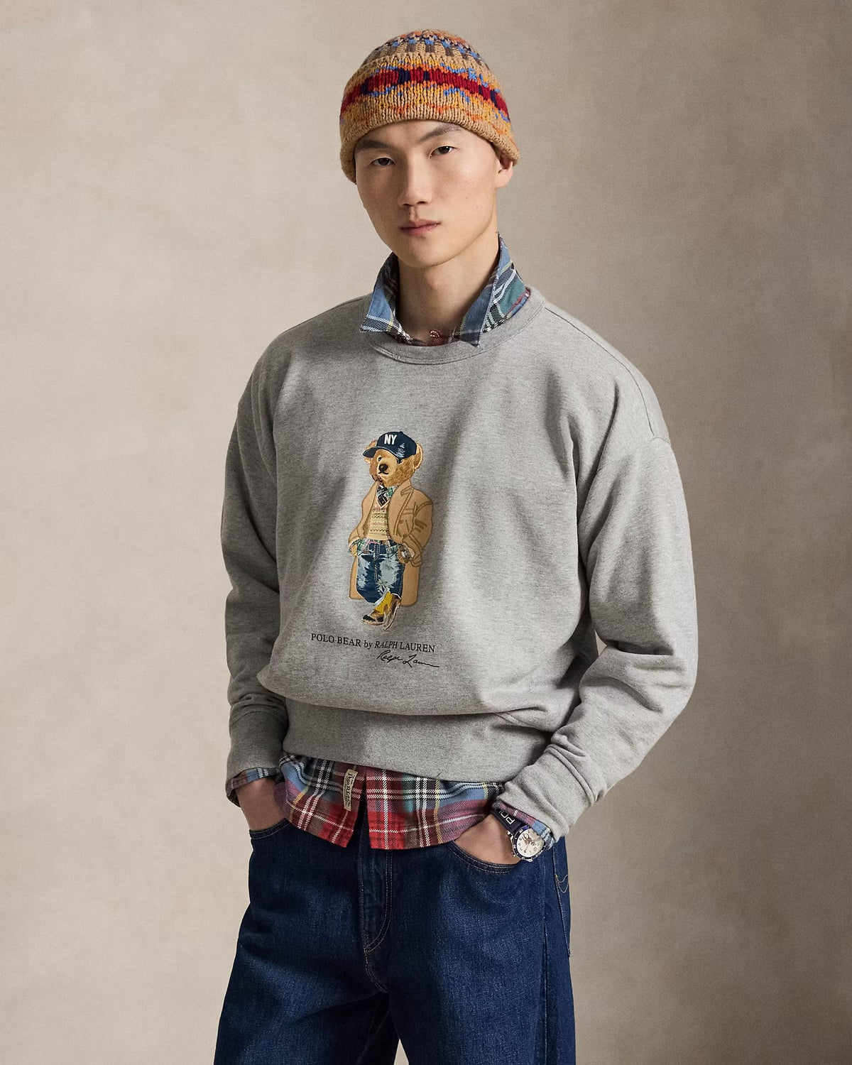 Felpa Polo Bear Vintage-Fit 710B27080 001 POLO RALPH LAUREN 