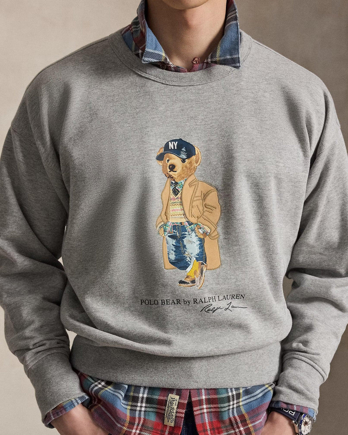 Felpa Polo Bear Vintage-Fit 710B27080 001 POLO RALPH LAUREN 