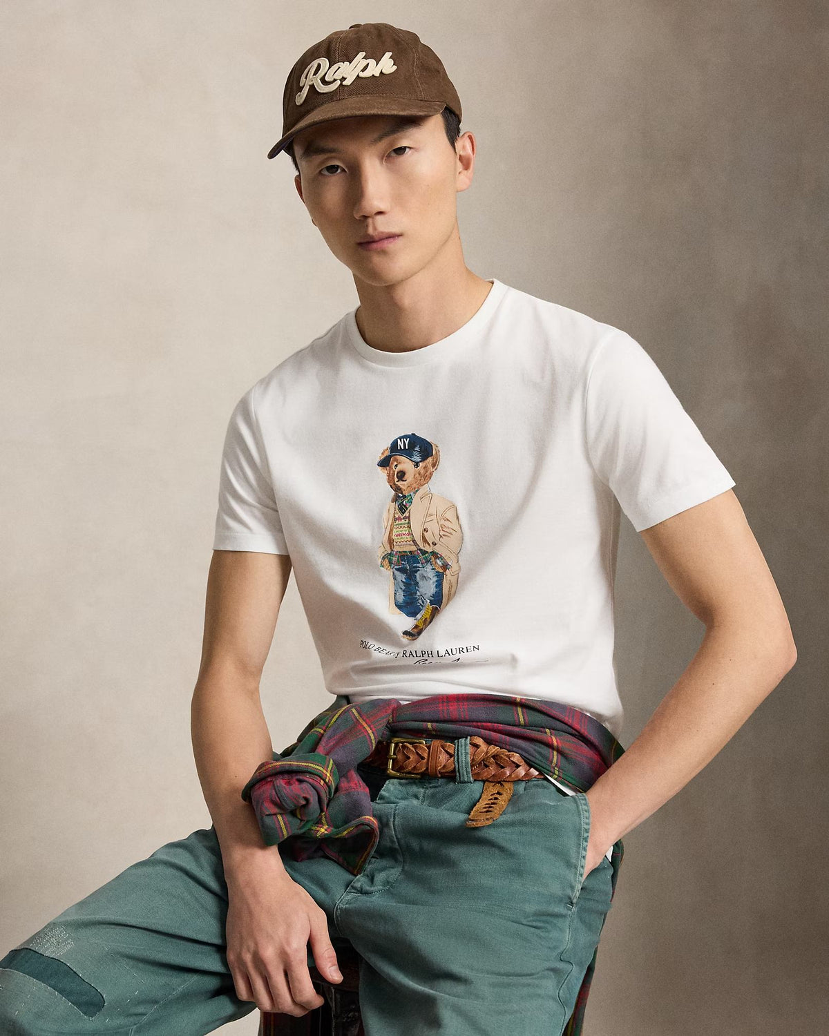 Maglietta Polo Bear Custom Slim-Fit 710B30192 001 POLO RALPH LAUREN 