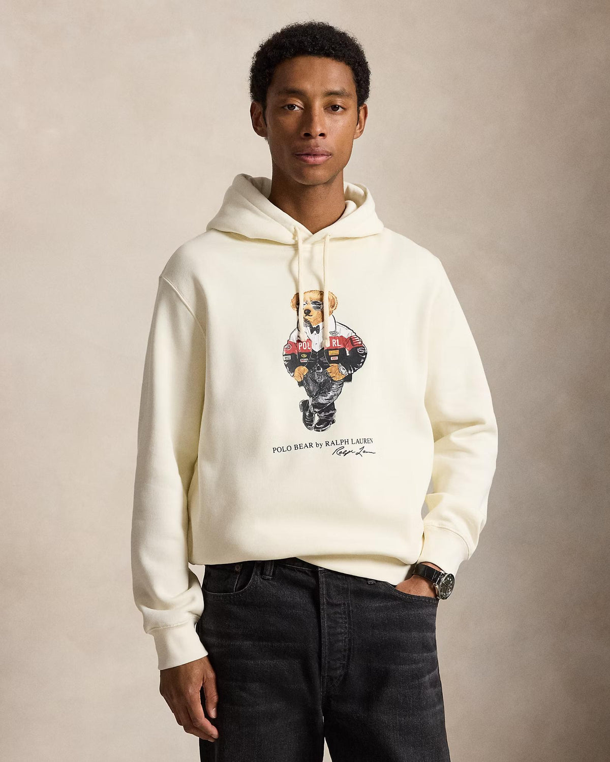 Felpa Polo Bear con cappuccio 710B30954 001 POLO RALPH LAUREN 