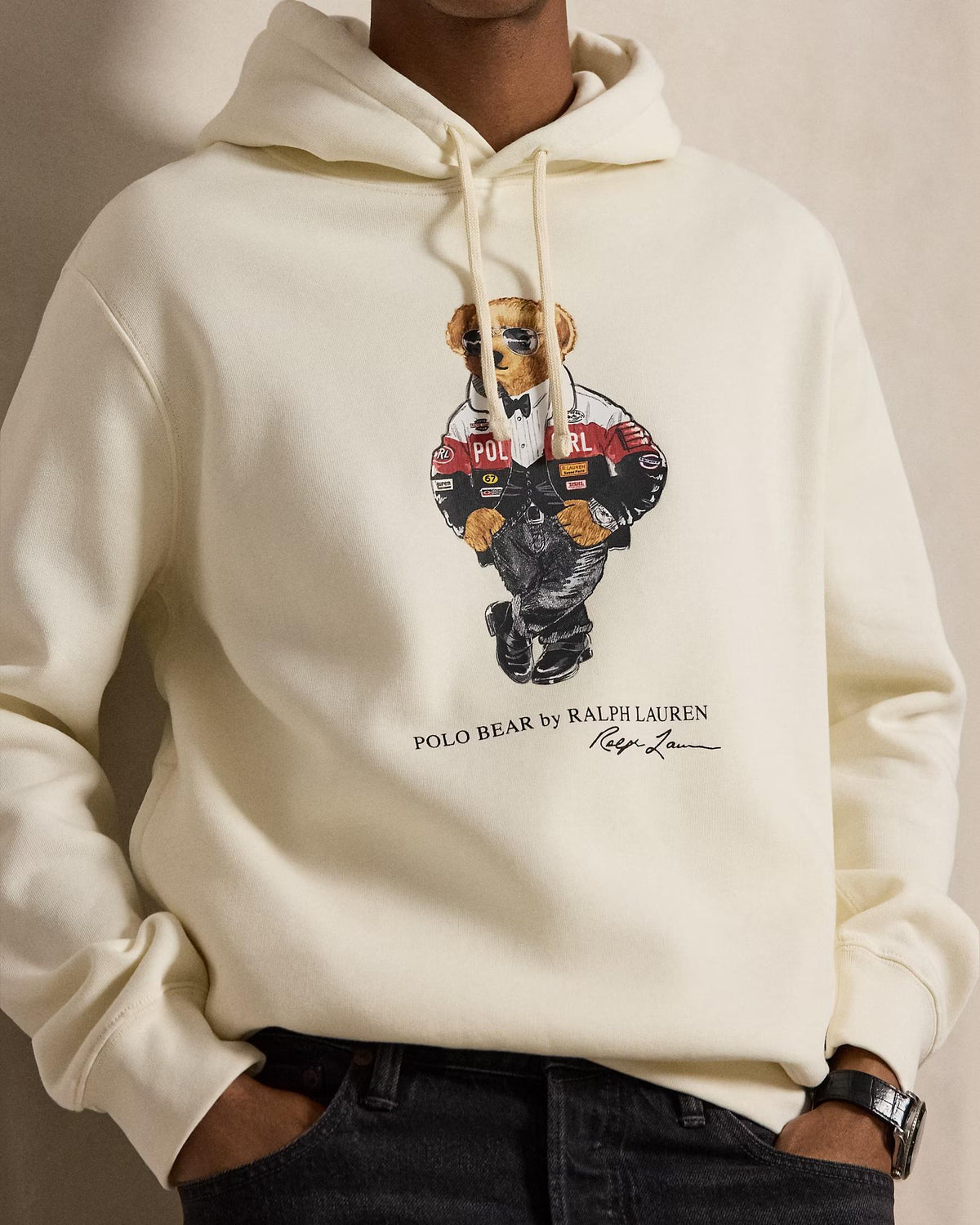 Felpa Polo Bear con cappuccio 710B30954 001 POLO RALPH LAUREN 