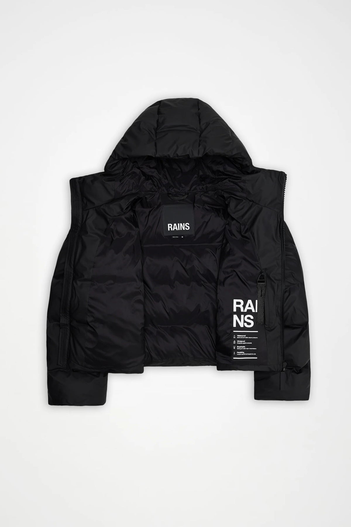 Alta Short Puffer Jacket 15150 01 RAINS 